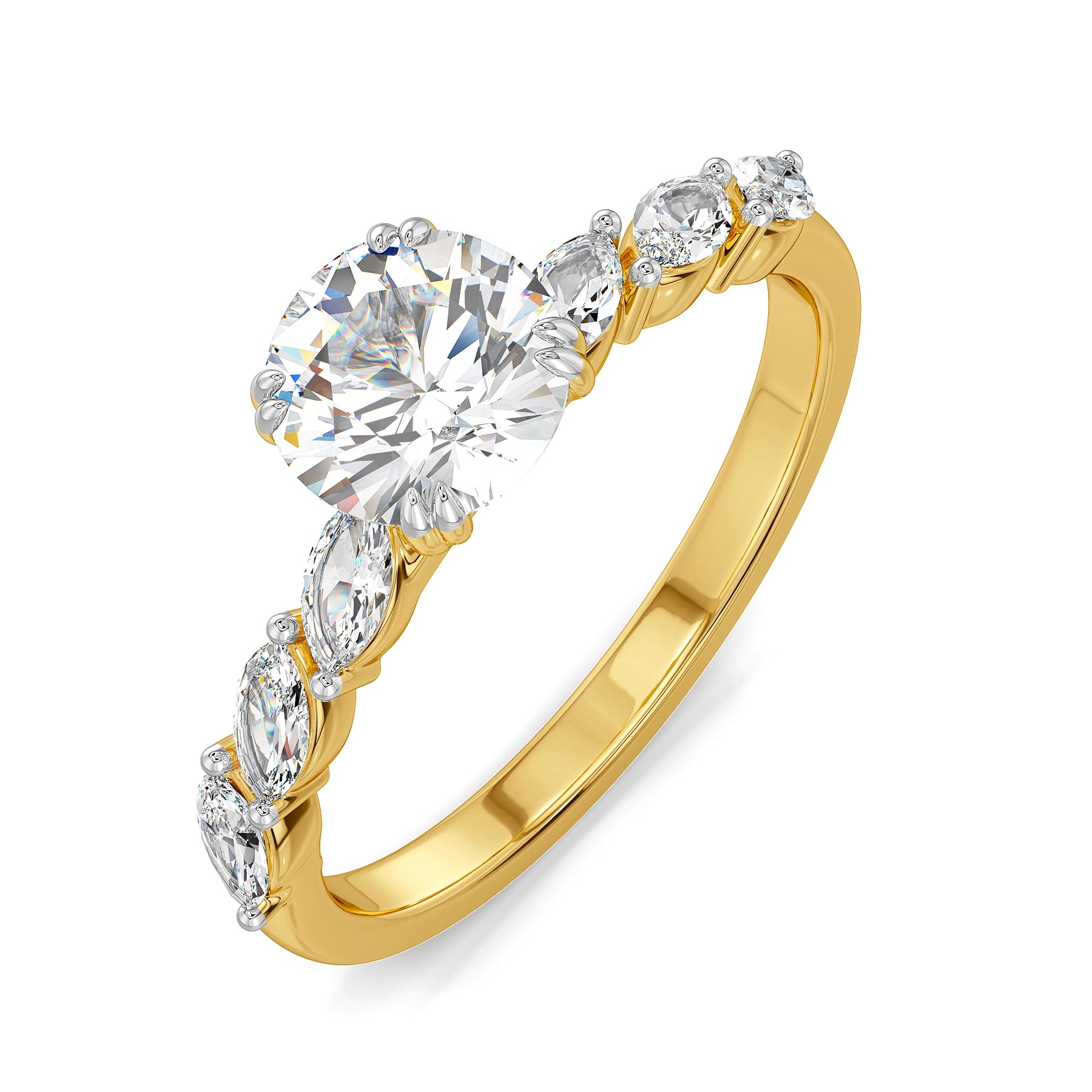 Margo Lab Grown Diamond Engagement Ring - Top view