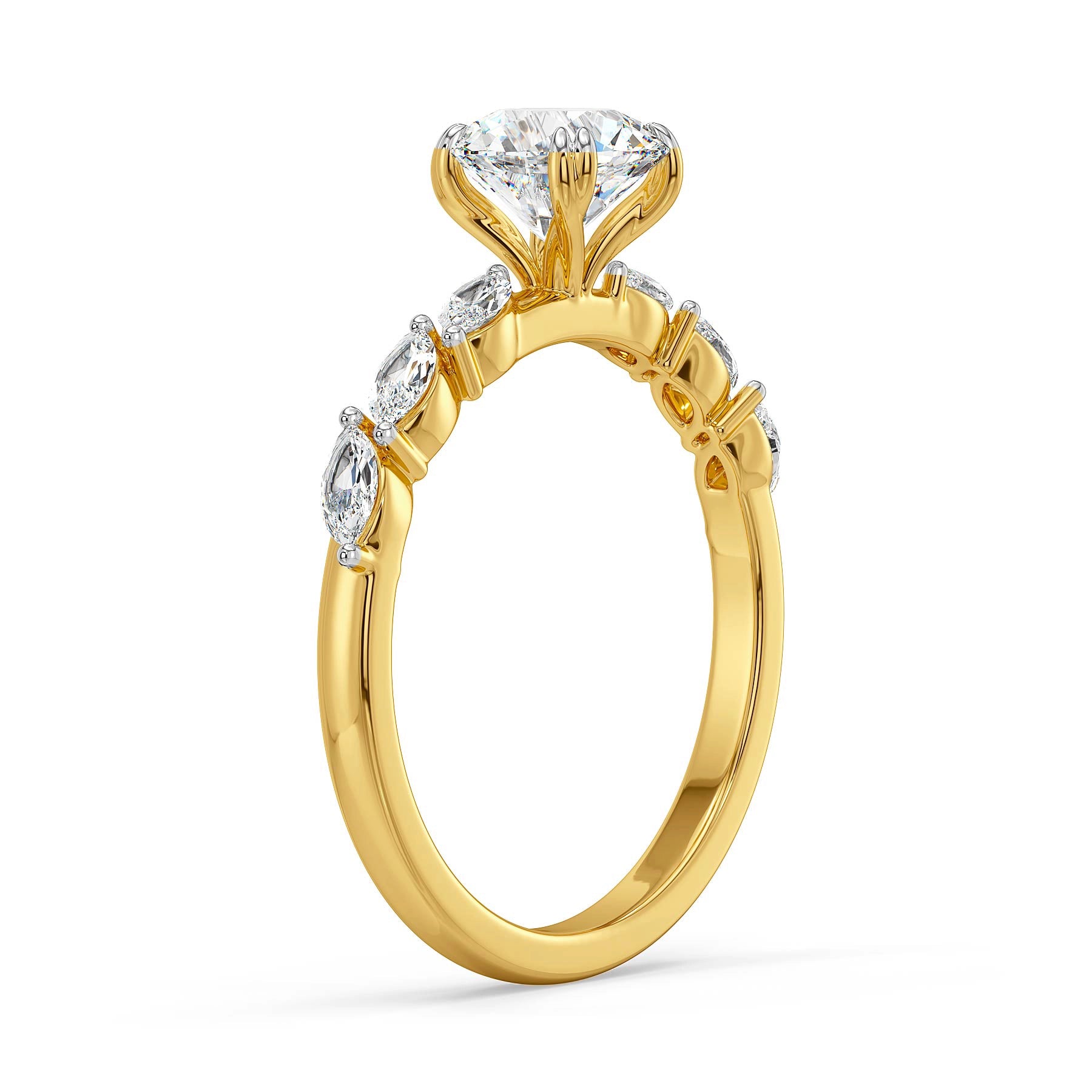 Margo Lab Grown Diamond Engagement Ring - Side view