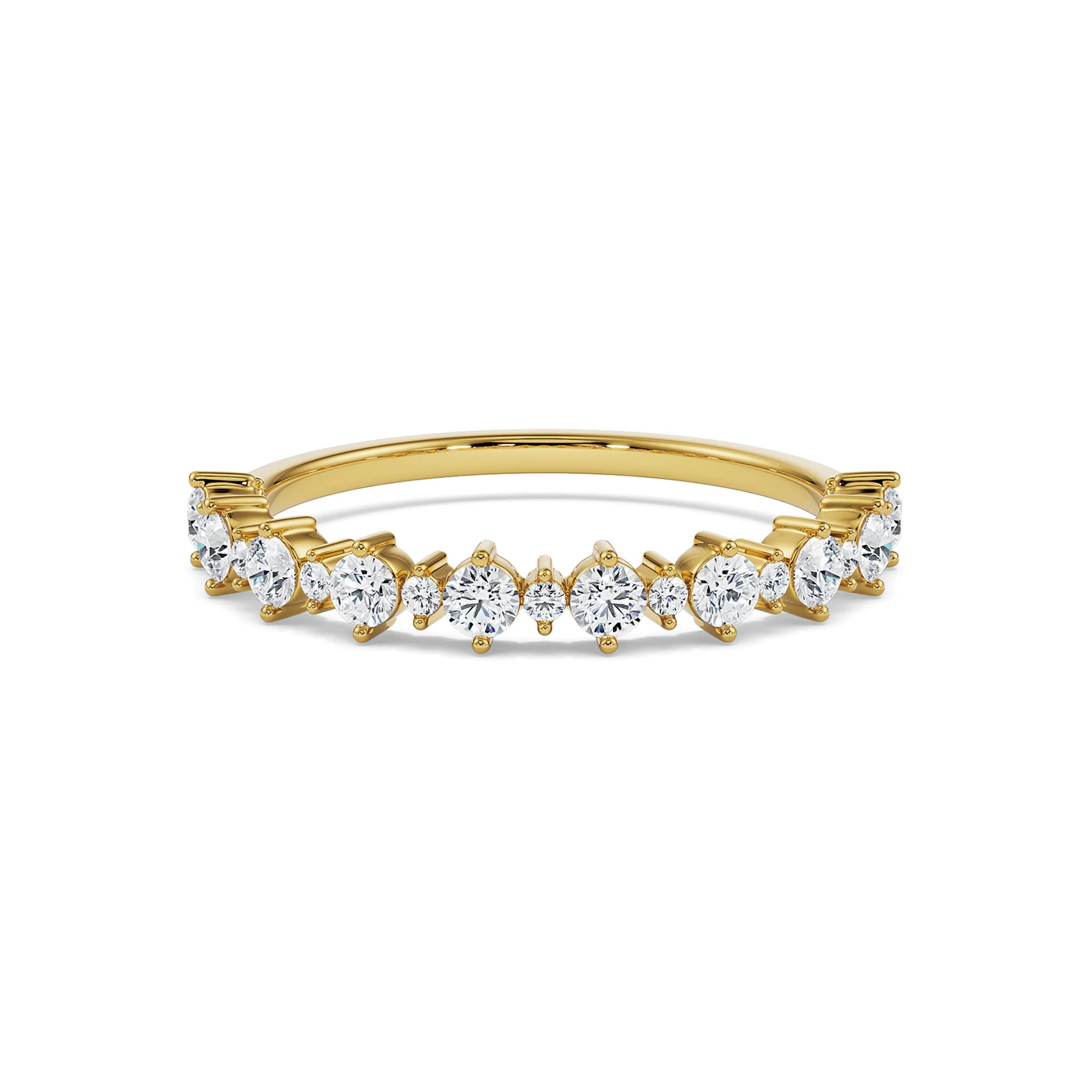 Wavy Lab Grown Diamond Band_in-stock