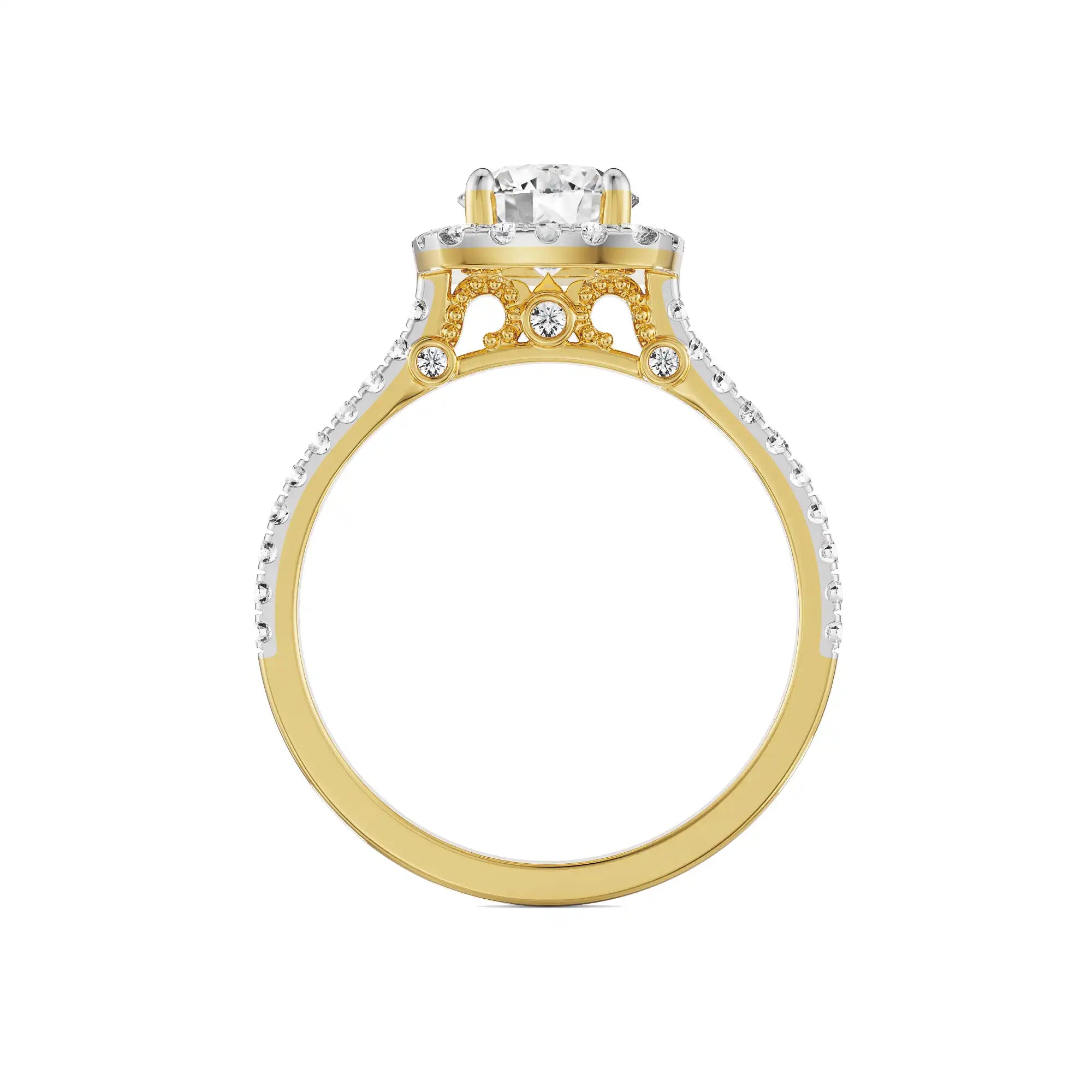 Sherlyn 1 Carat Engagement Ring right view