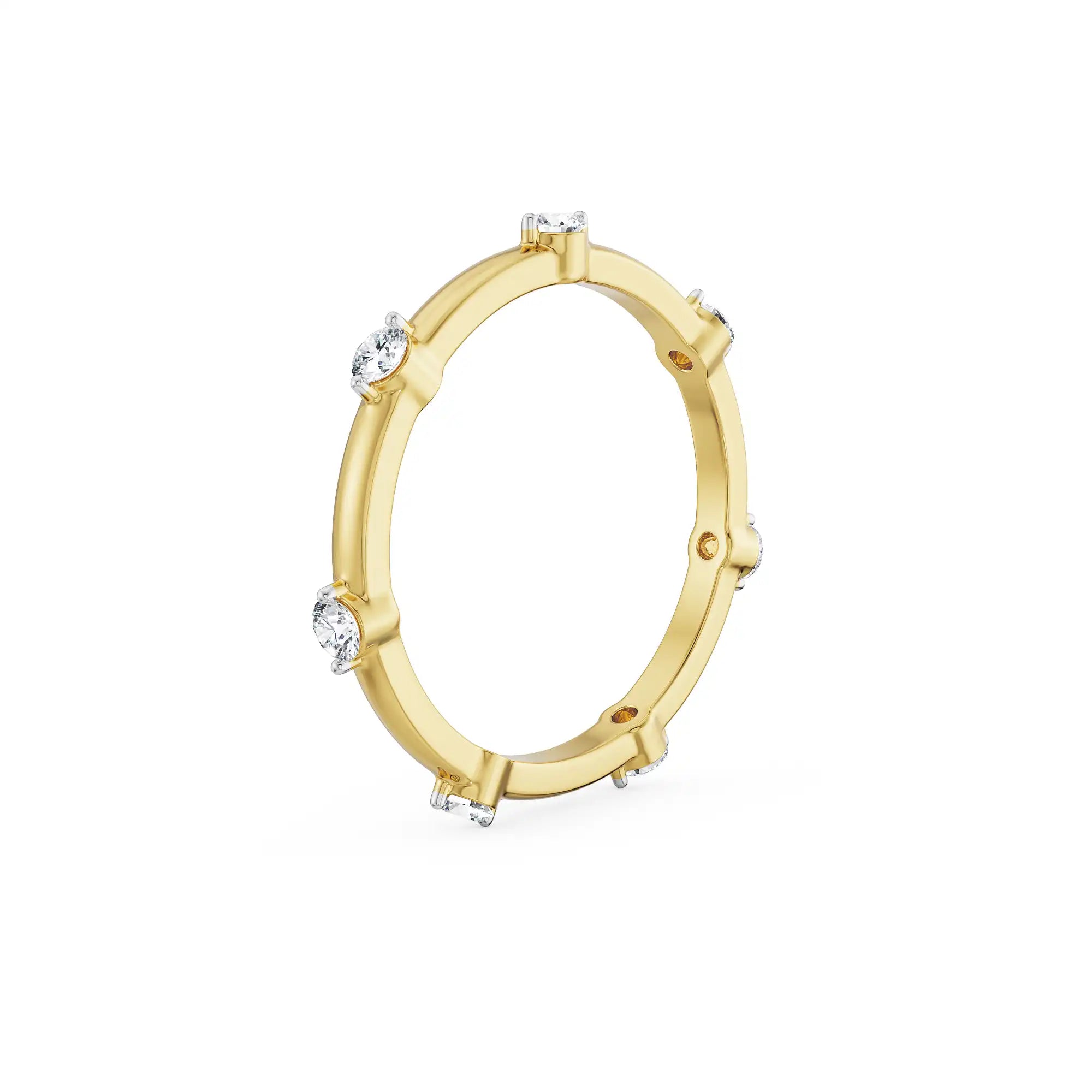 Helena Diamond Band Back view