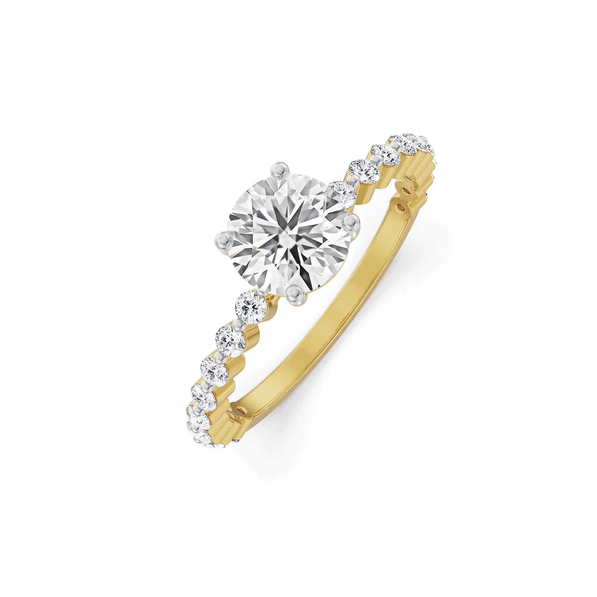 Ark Lab Grown Diamond Engagement Ring- Top view