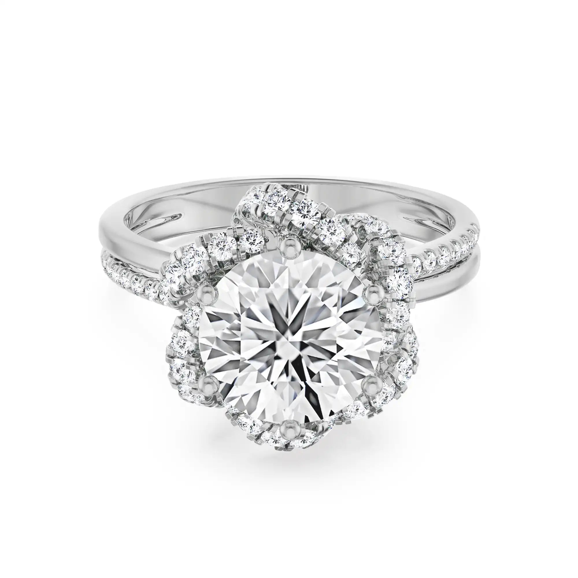 Entwine Lab Grown Diamond Ring- front view