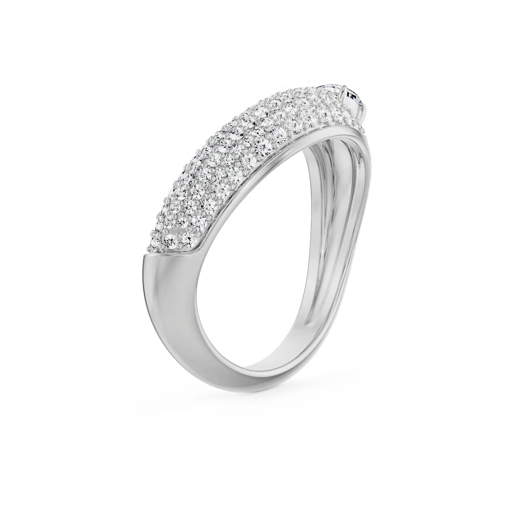 Zaha Lab Grown Diamond Ring - Side view