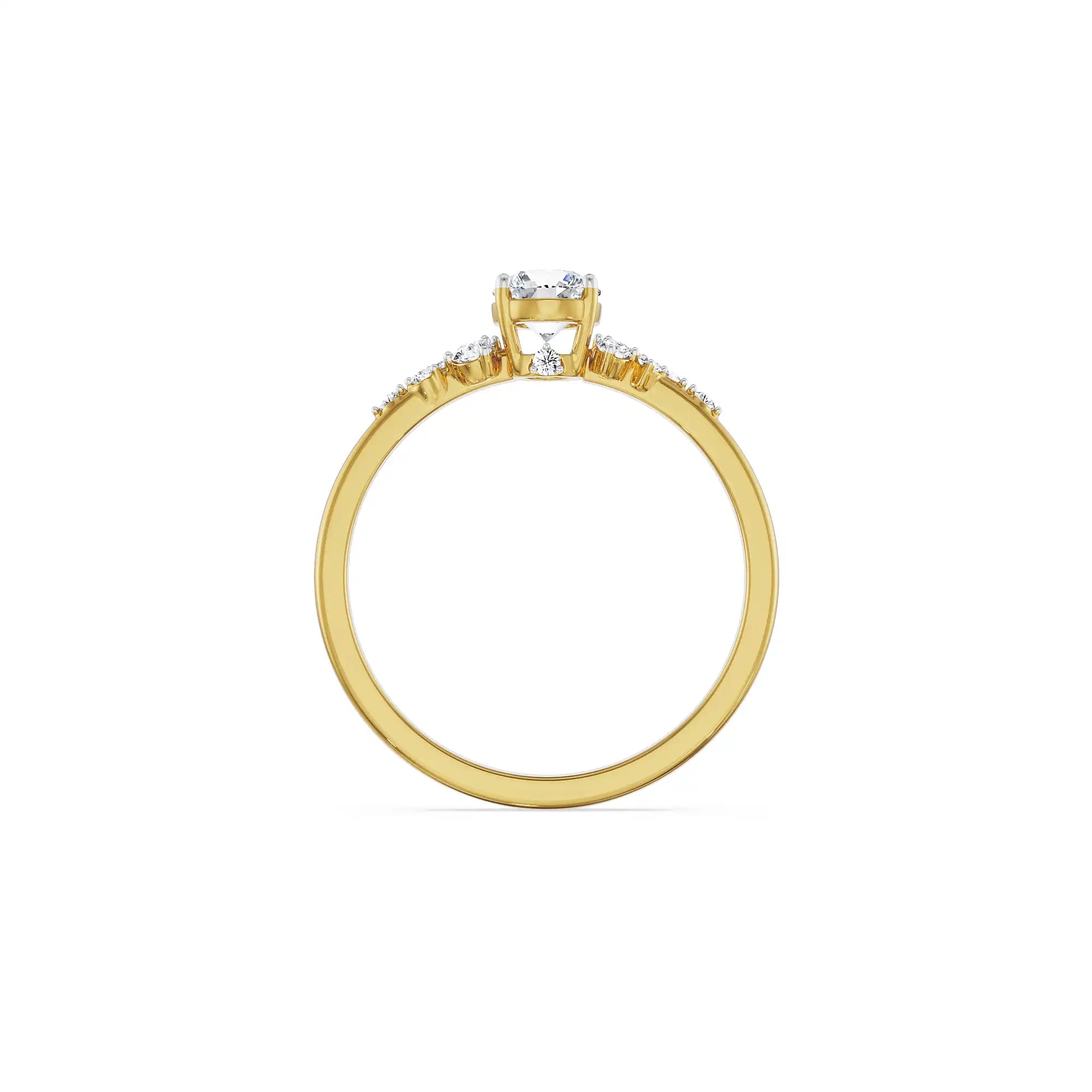 Blakely Engagement Ring back view