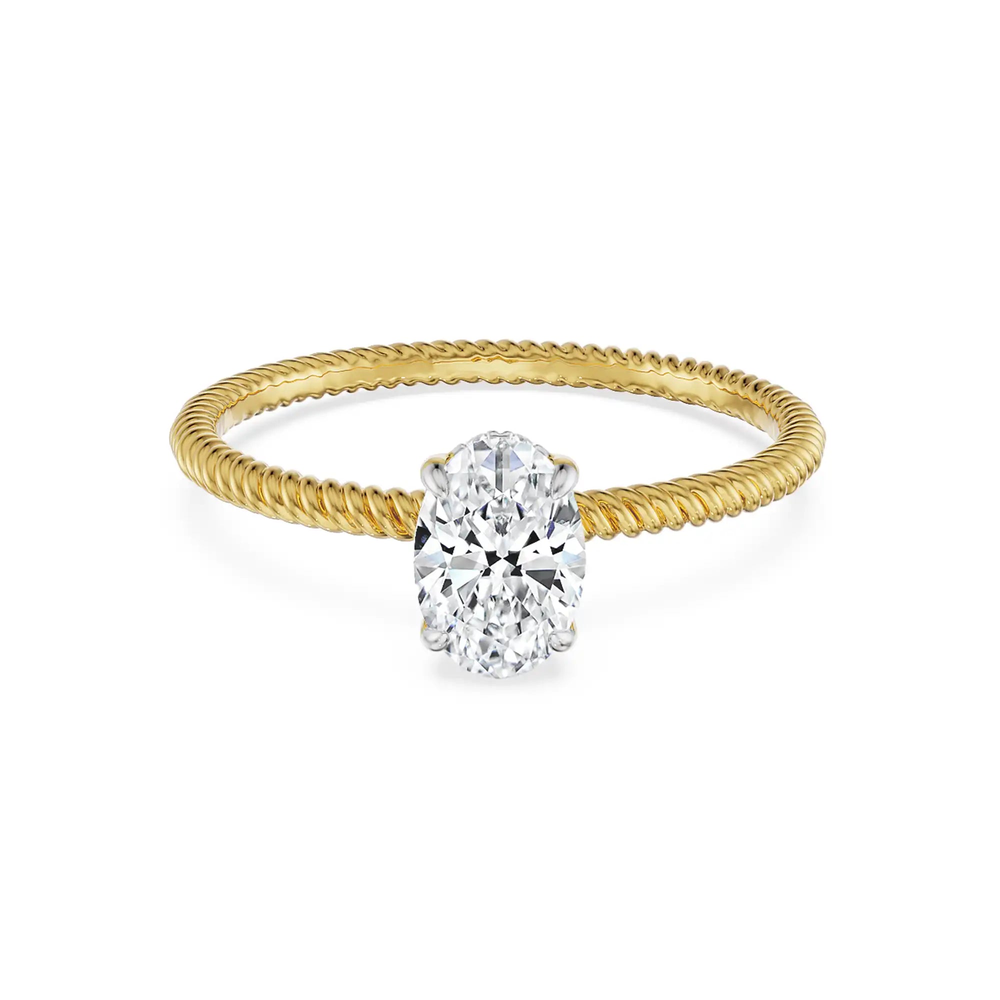 Buy CT Oval Engagement Ring Online At Emori