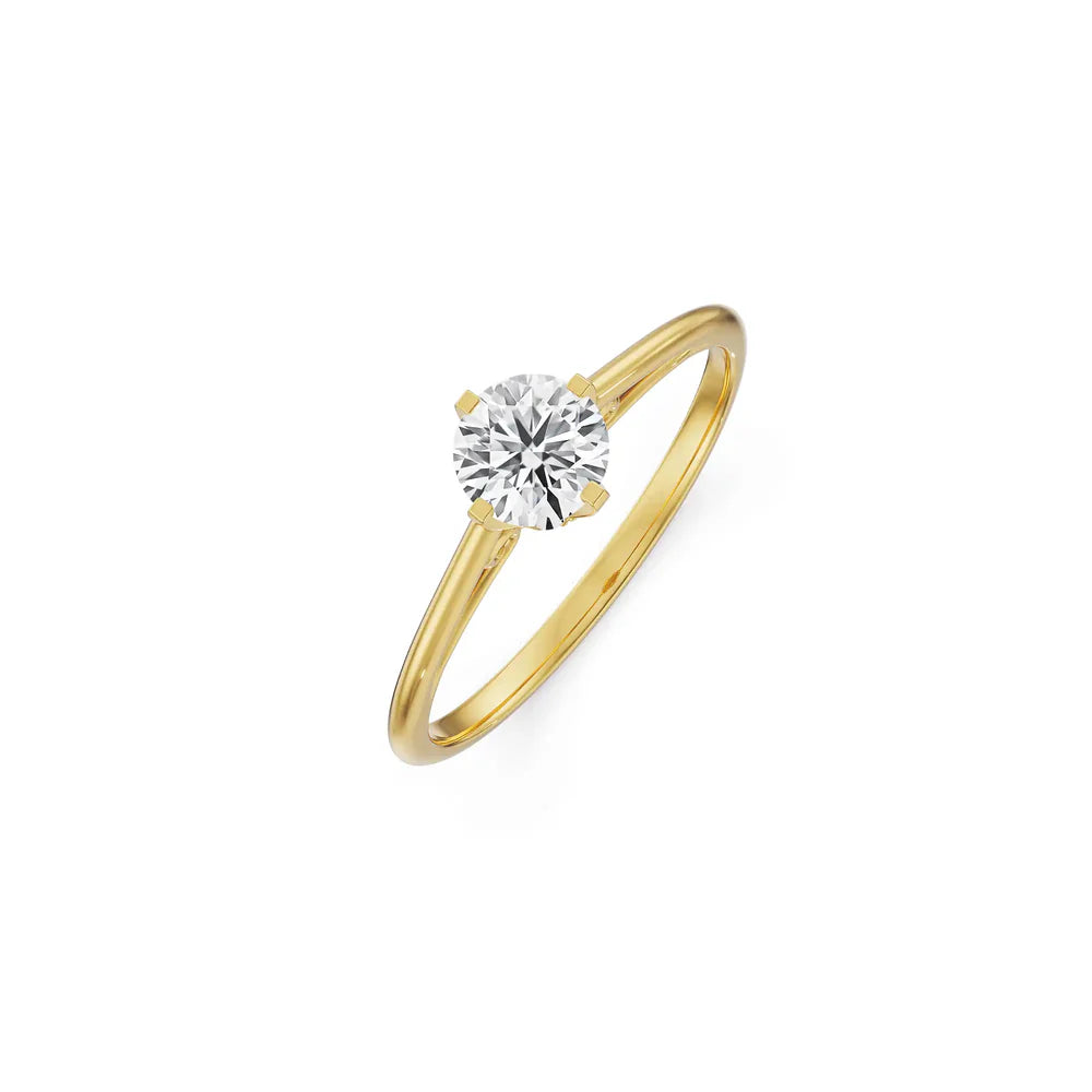 Vintage Solitaire Ring 9KT