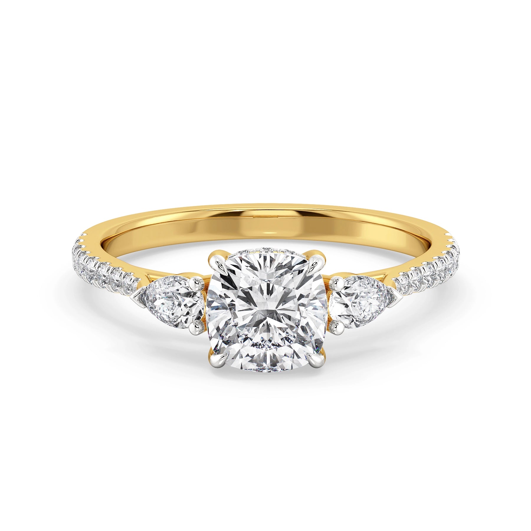 Trimora Muse Lab Grown Diamond Ring- front view