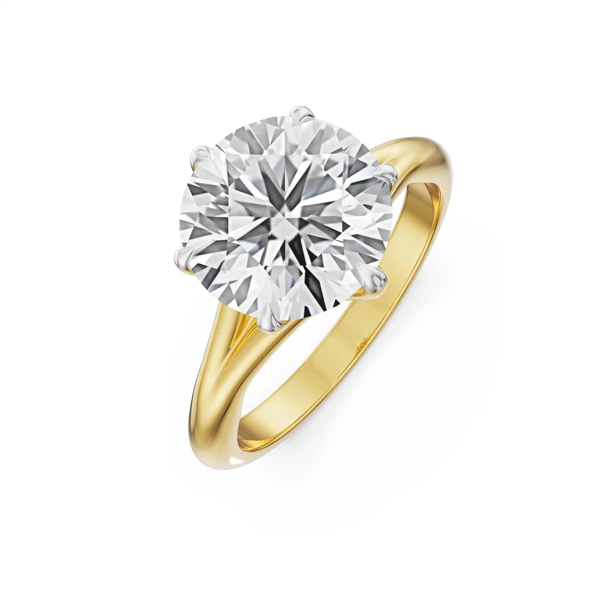 Velvet Dusk 2.5 CT Lab Grown Diamond Ring - top view