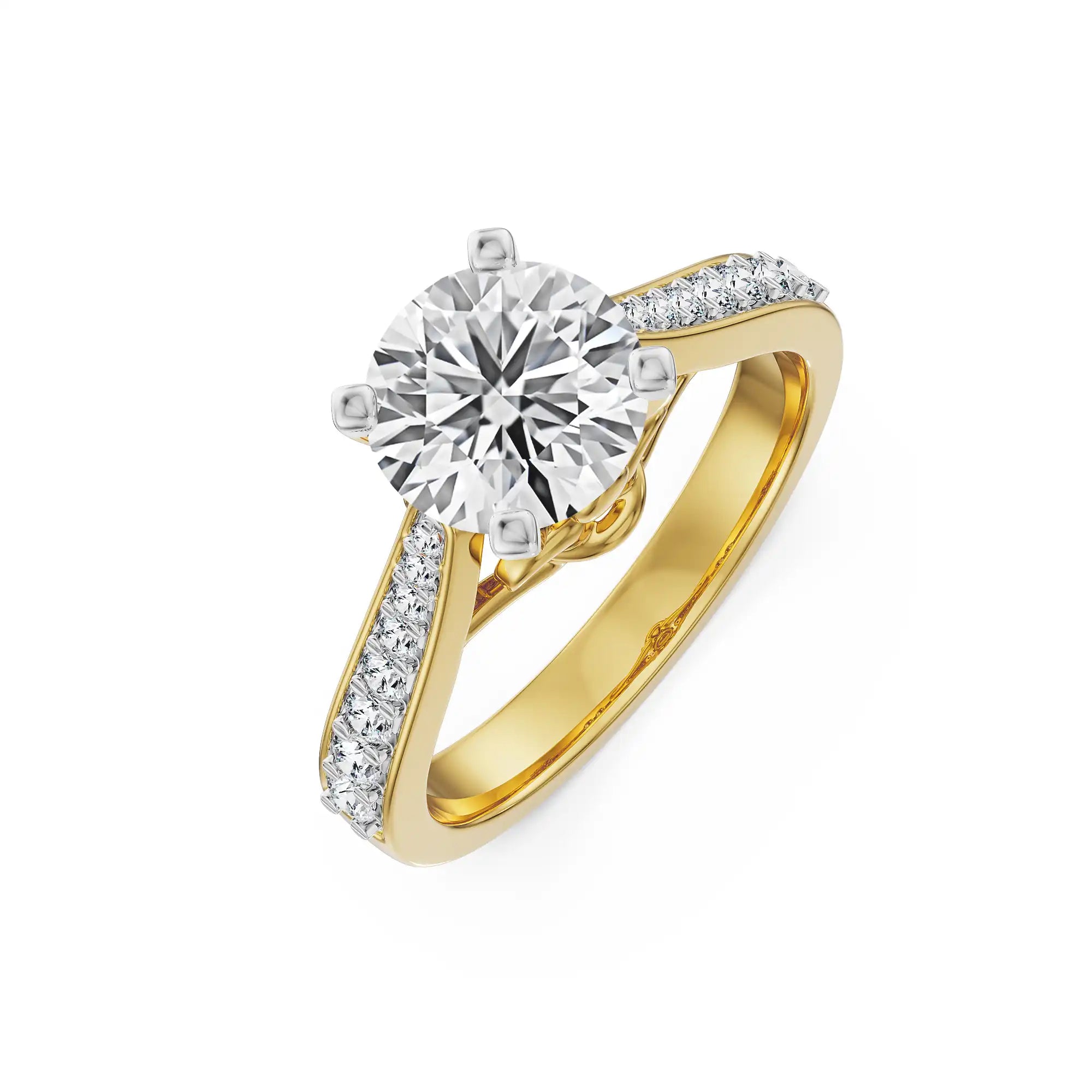 Amara Lab Grown Diamond Ring - left view