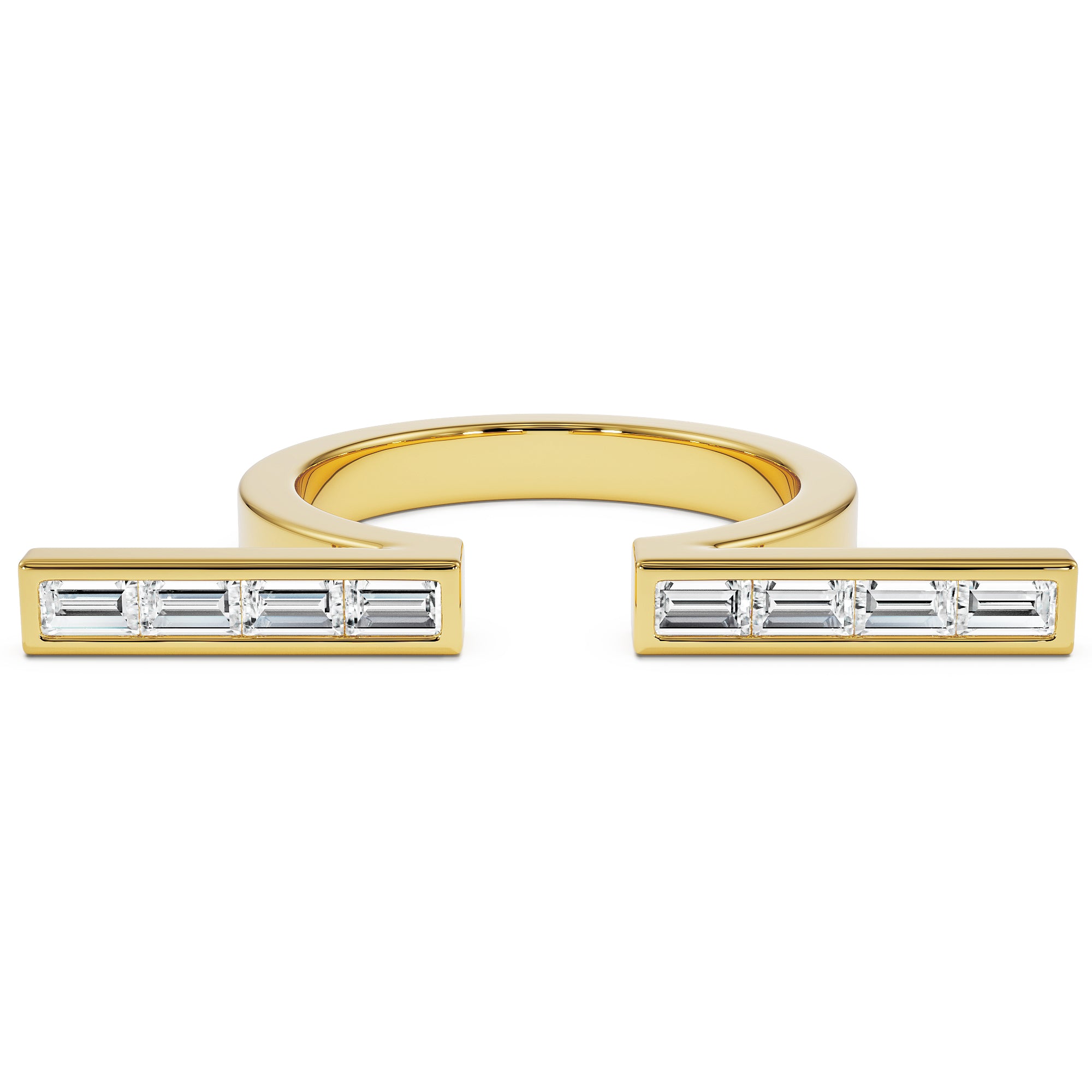 Celestia Omega Lab Grown Diamond Ring - front view