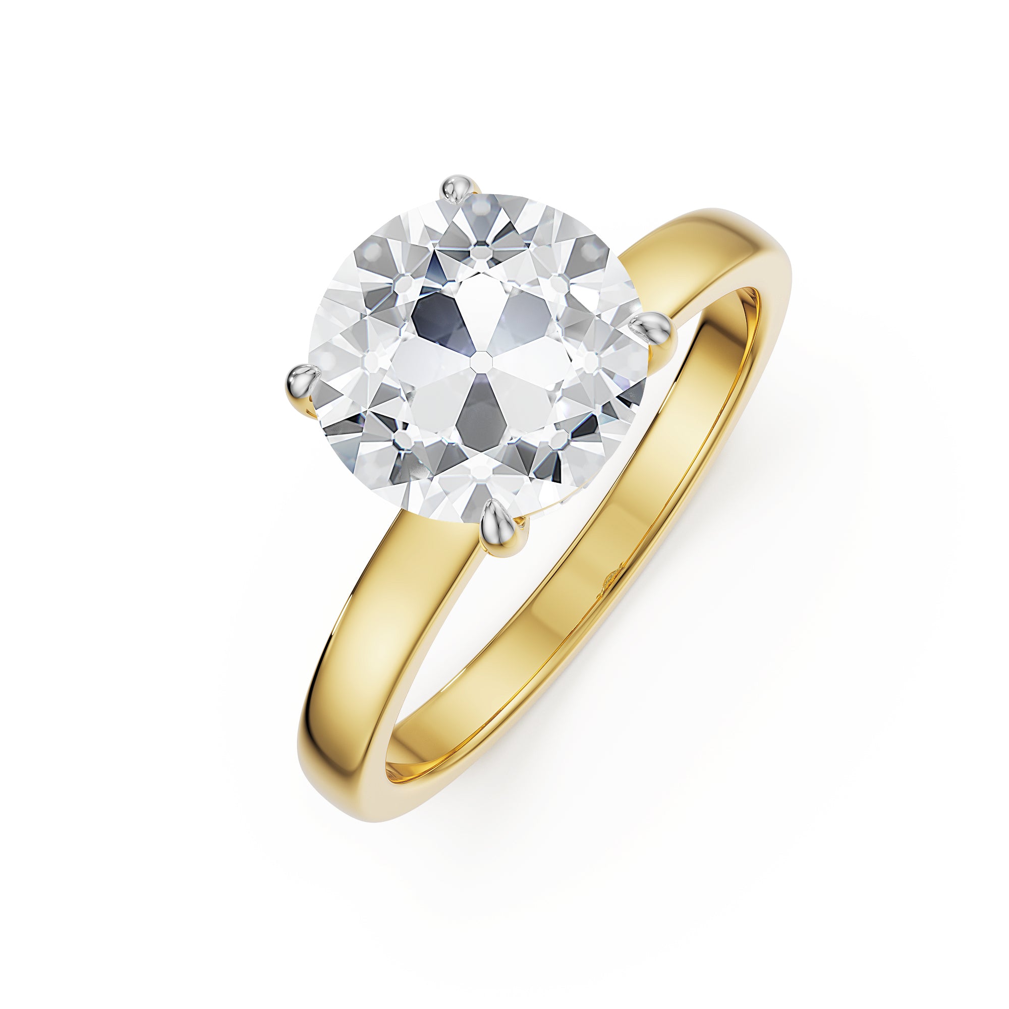 Grace Hidden Halo Lab Grown Diamond Ring - top view