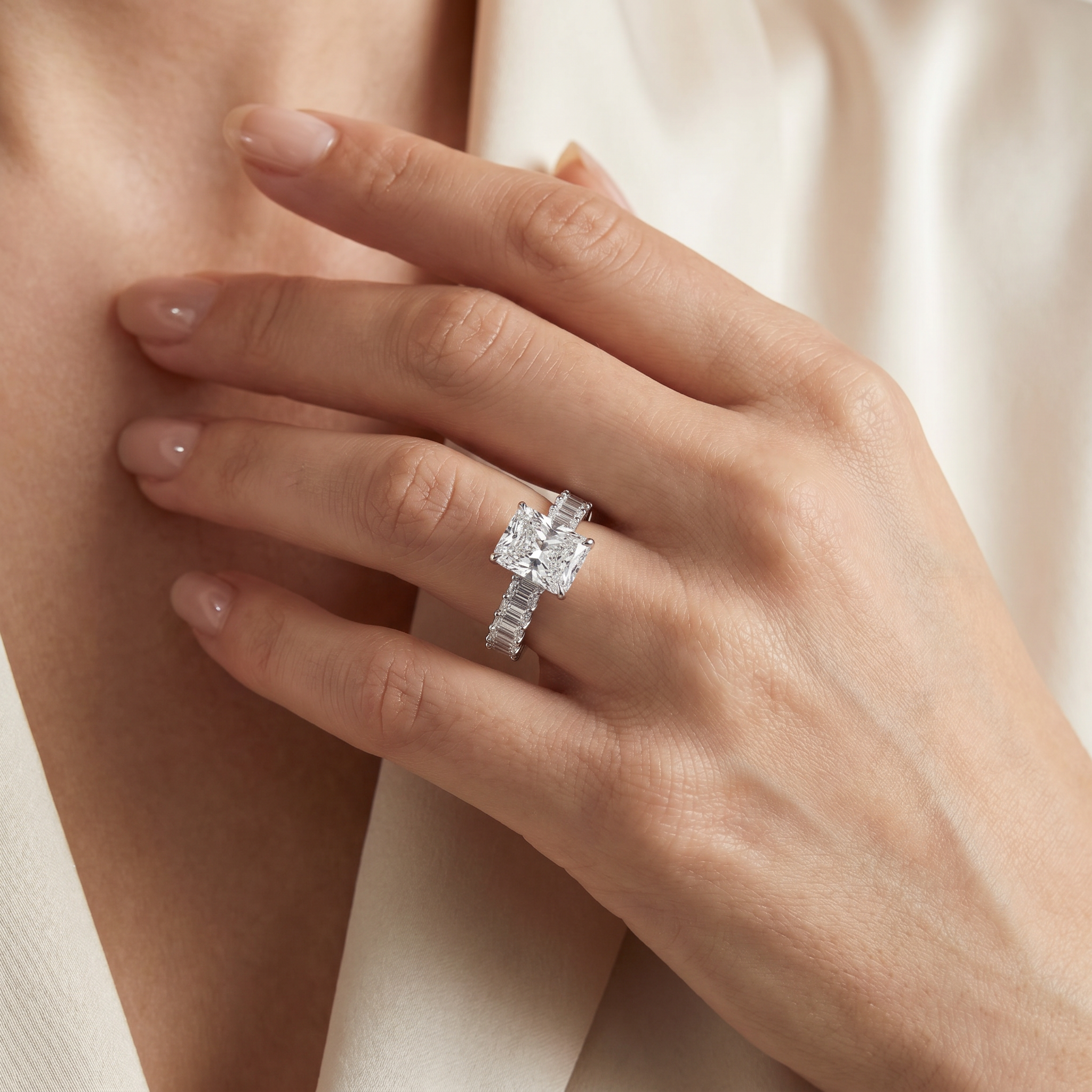 Emerald Edge Lab Grown Diamond Ring