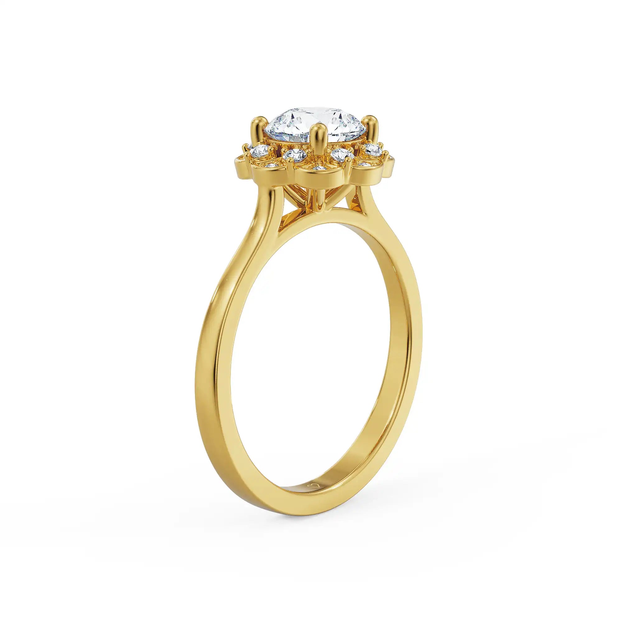 Marigold Hearts & Arrows Lab Grown Diamond Ring