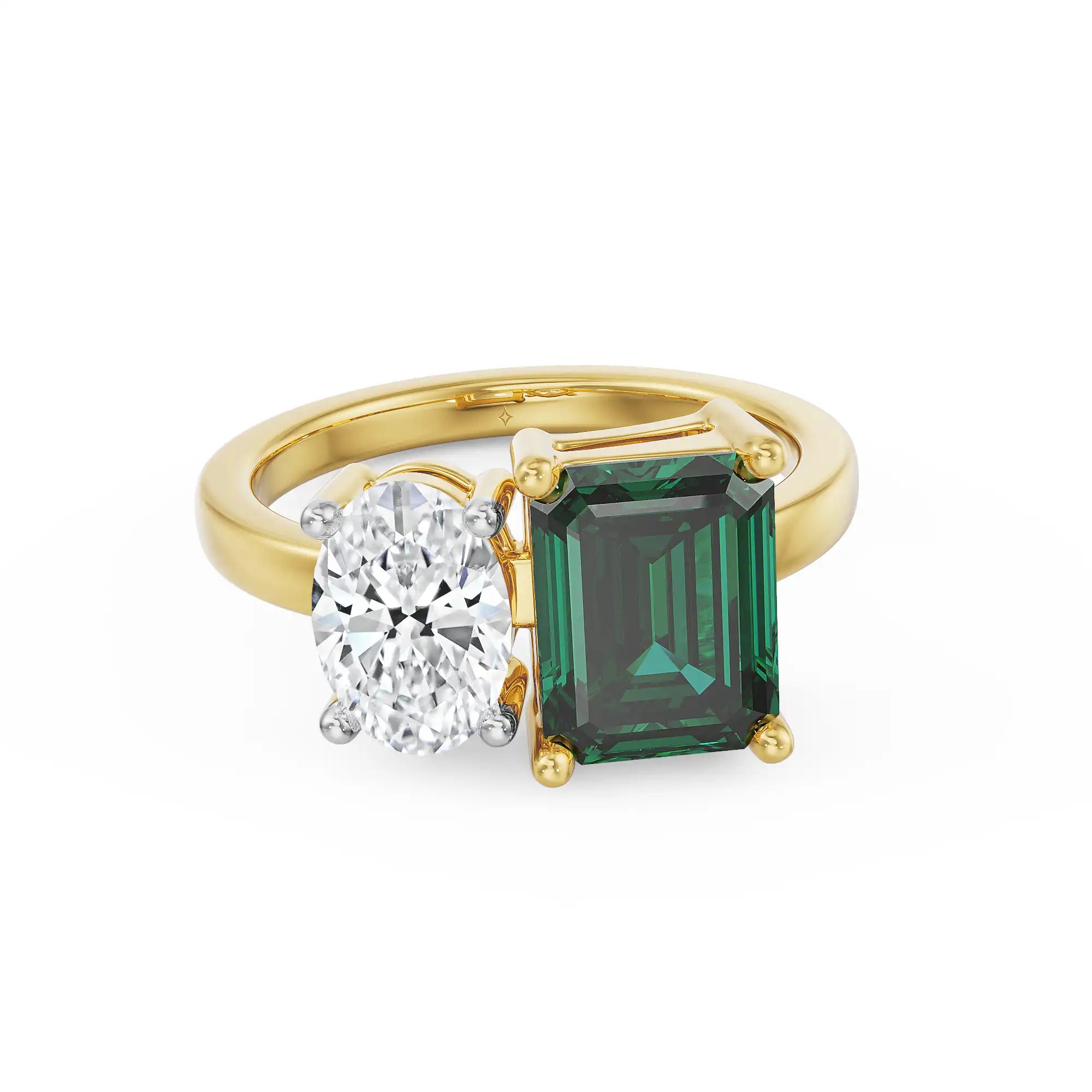 Duo Edge Lab Grown Diamond Ring