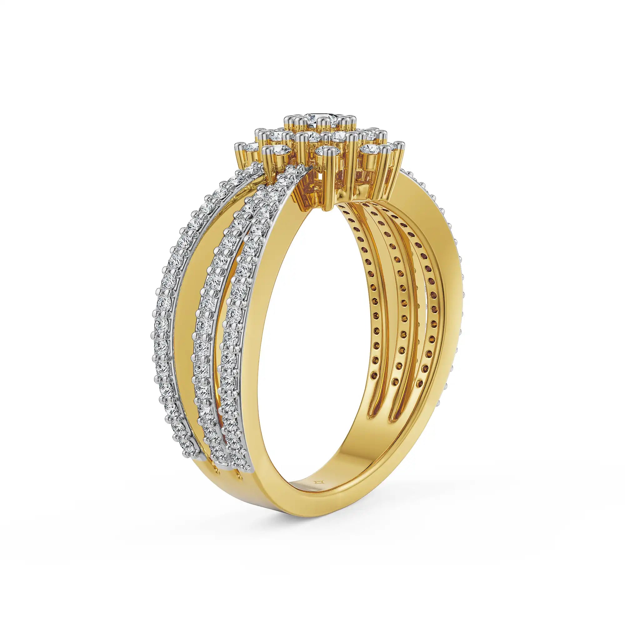 Sunburst Majesty Lab Grown Diamond Ring