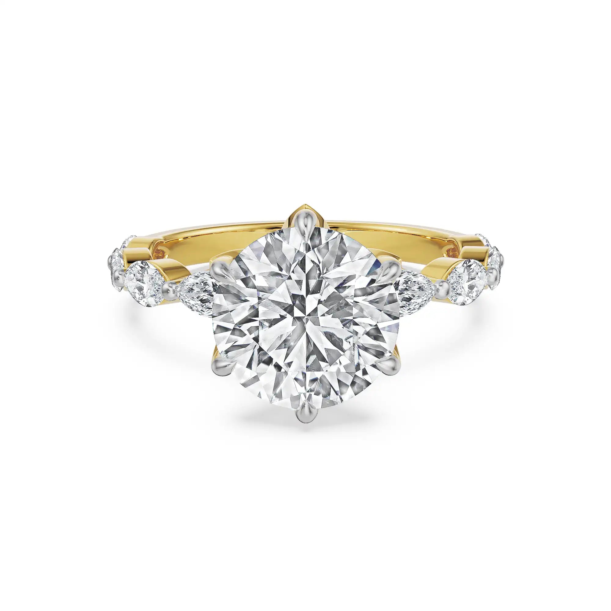Celestia Round Lab Grown Diamond Ring
