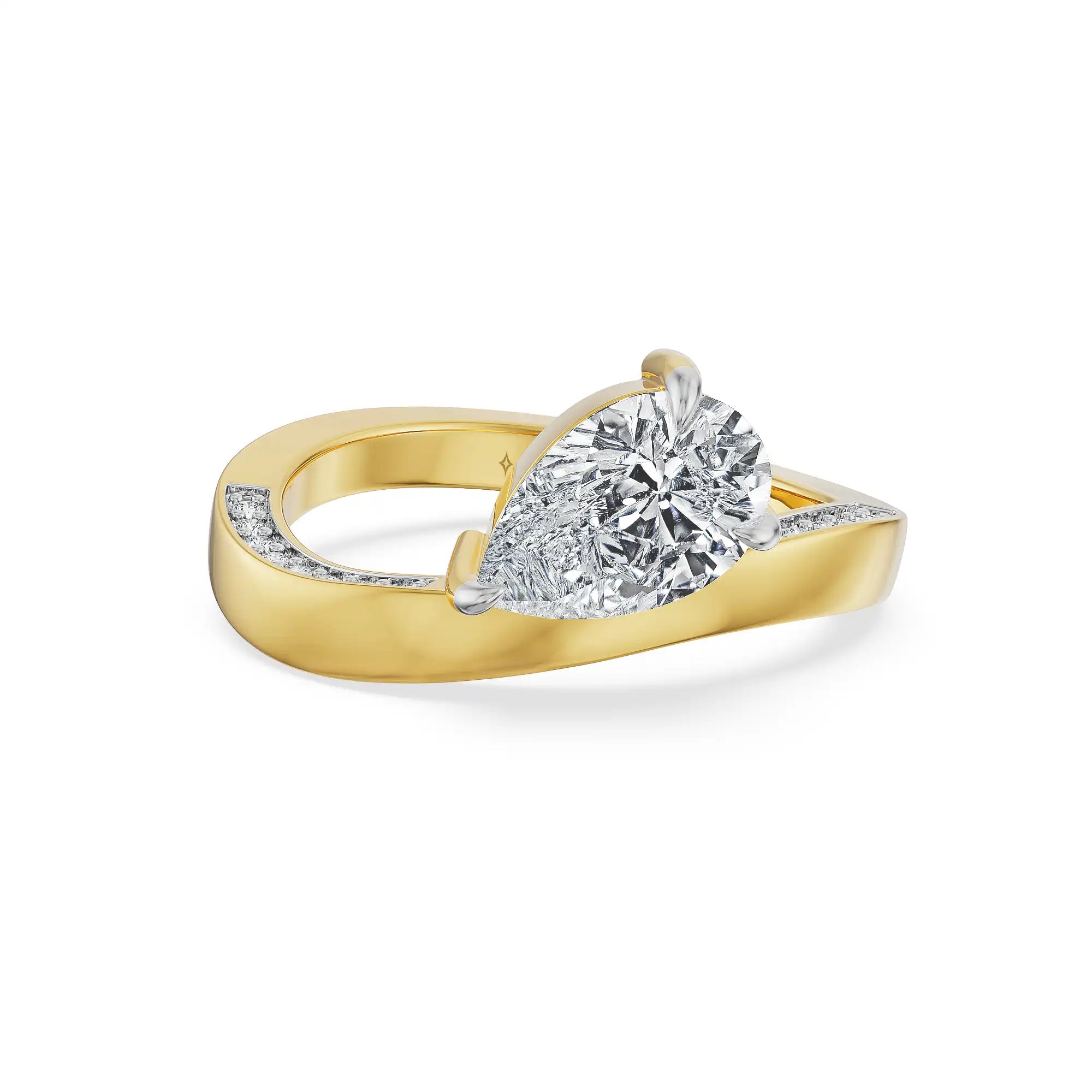 Nyra Twist Lab Grown Diamond Ring
