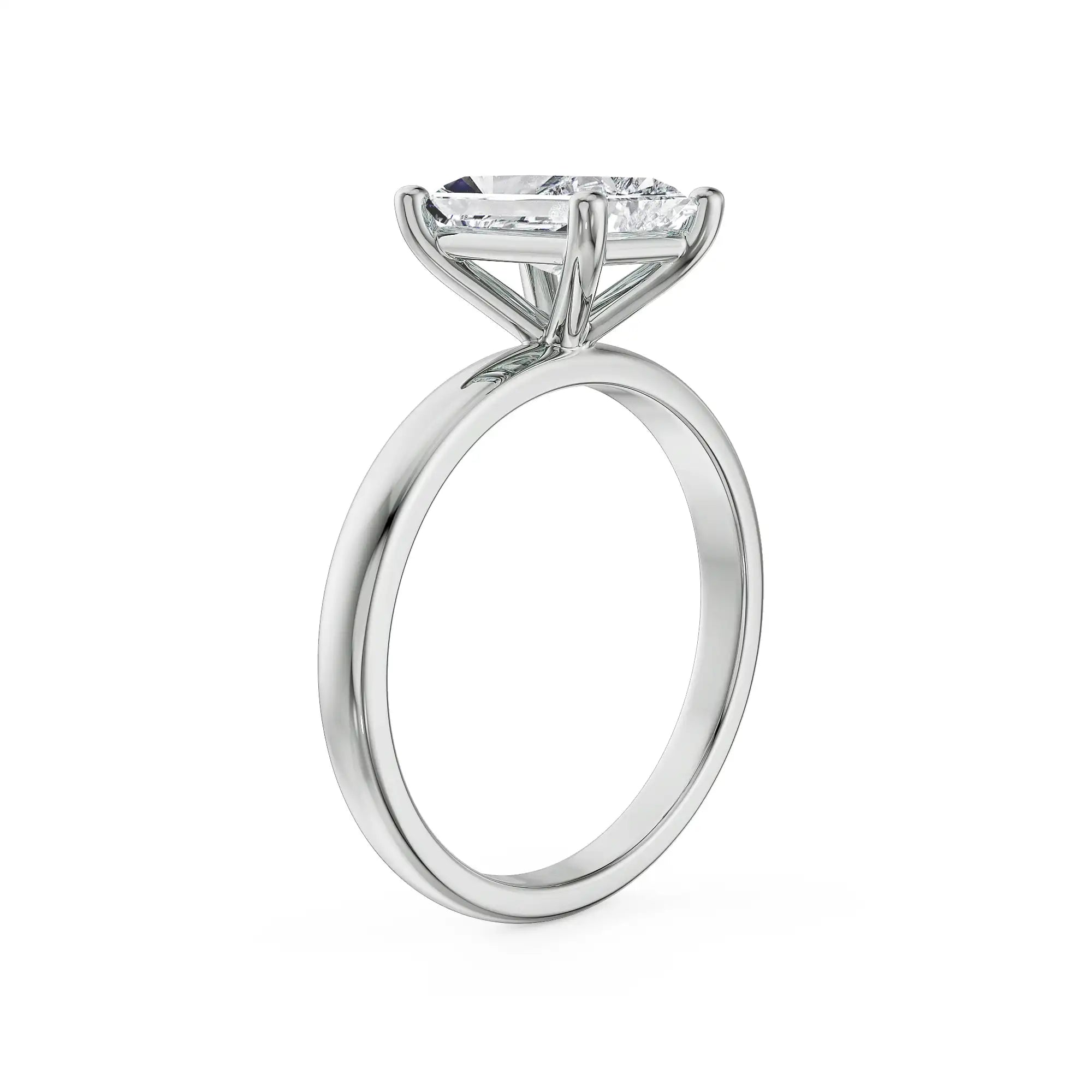Radiant Glow Solitaire Lab Grown Diamond Ring