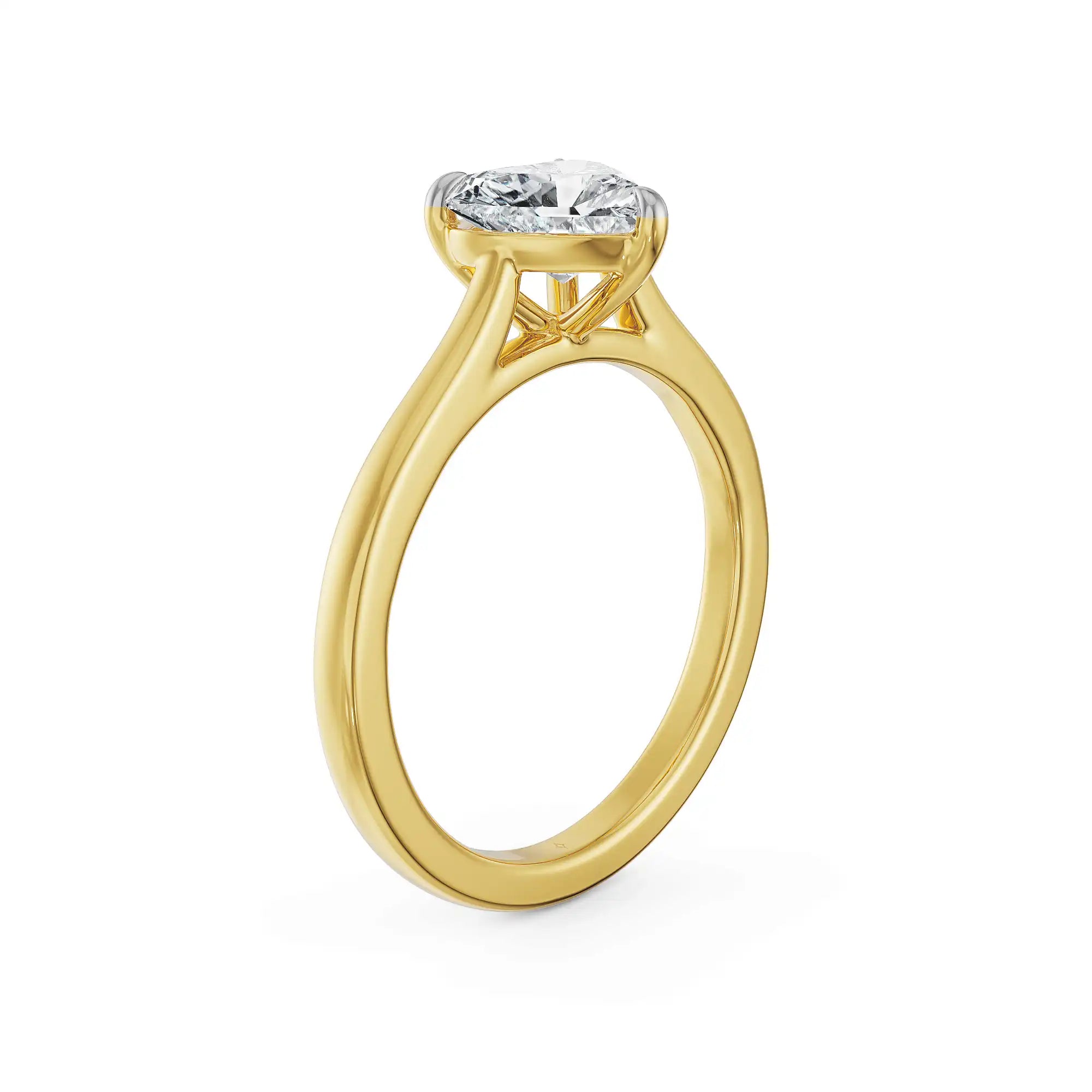 1 CT Eternal Heart Lab Grown Diamond Ring