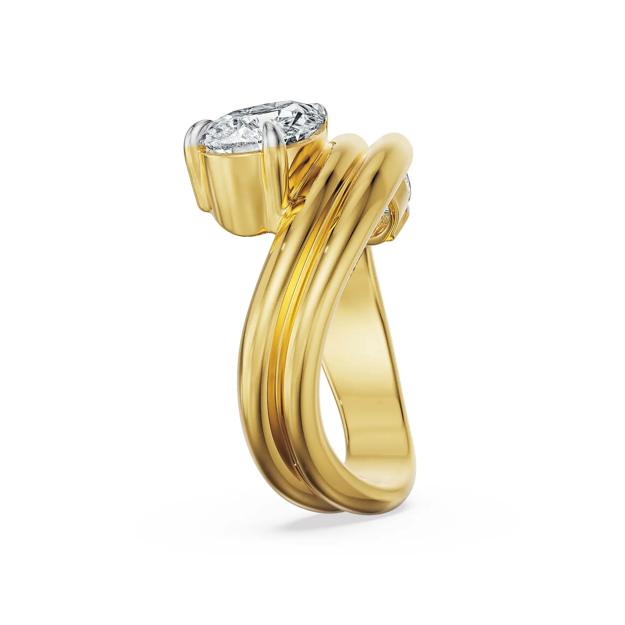 Twin Flame Lab Grown Diamond Ring