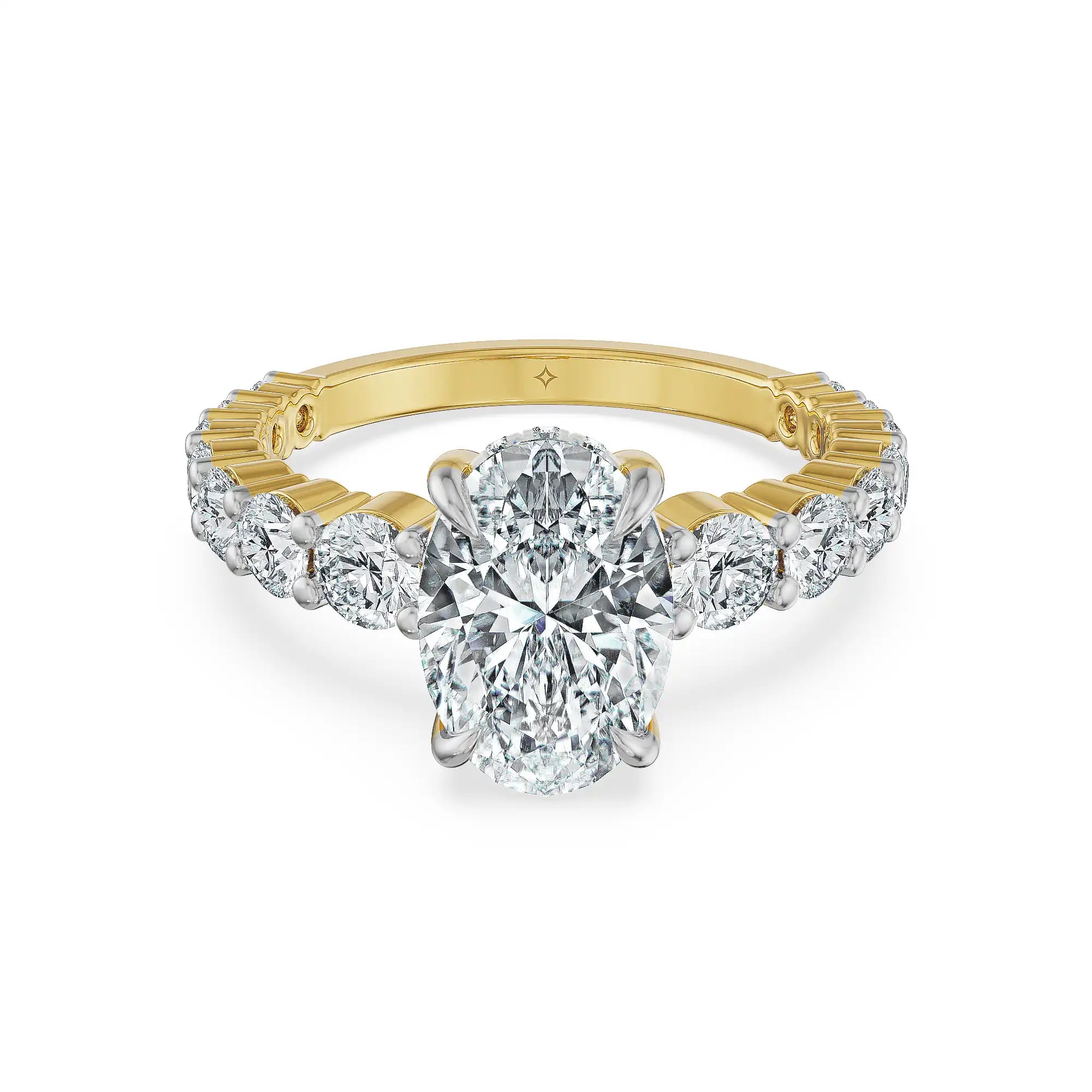 Crowned Grace Lab Grown Diamond Ring
