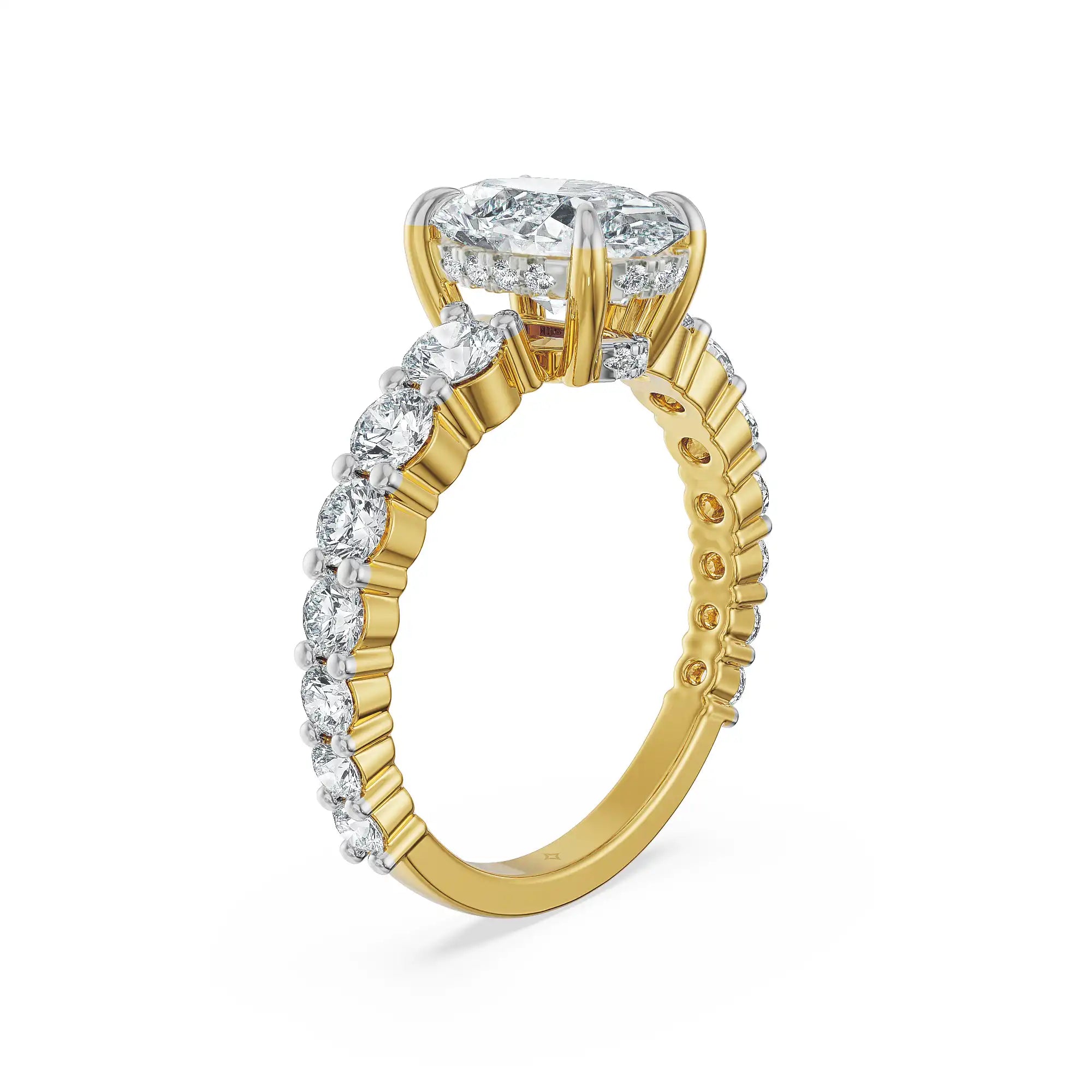 Crowned Grace Lab Grown Diamond Ring