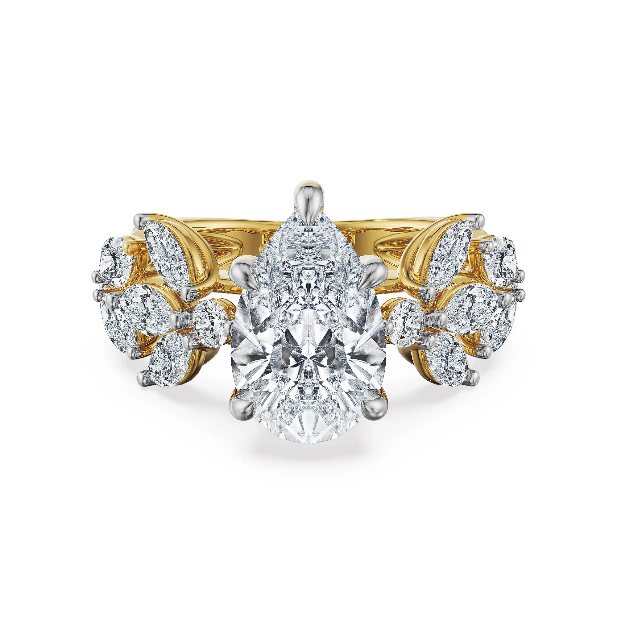Moonflower Lab Grown Diamond Ring