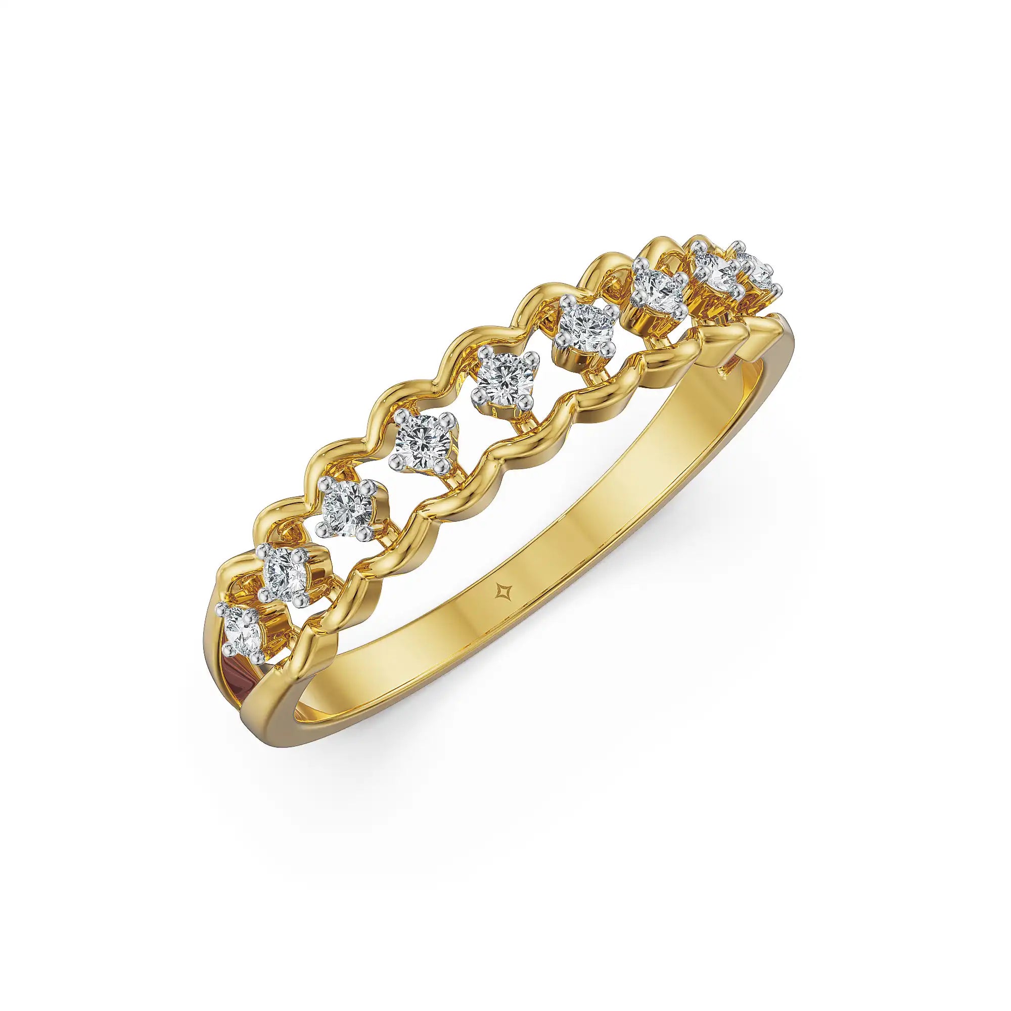 Rhythm of Light Lab Grown Diamond Ring