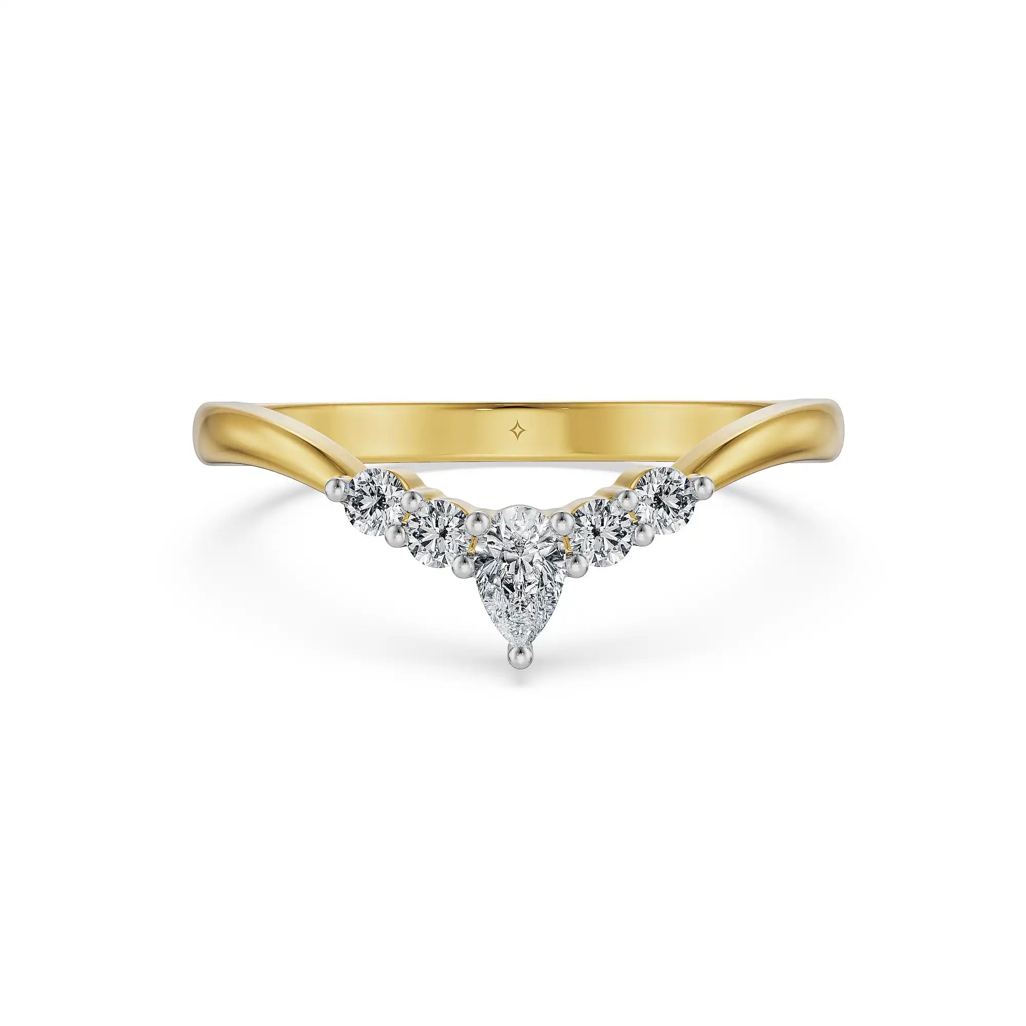 Dewdrop Blossom Lab Grown Diamond Ring