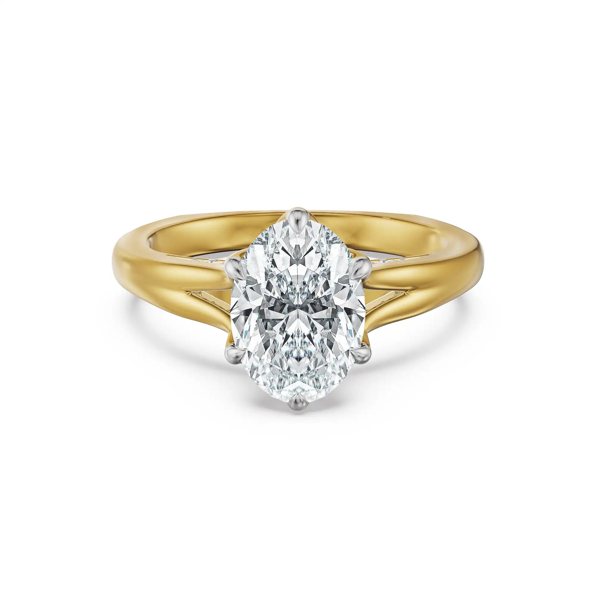 Eterna Oval Lab Grown Diamond Ring