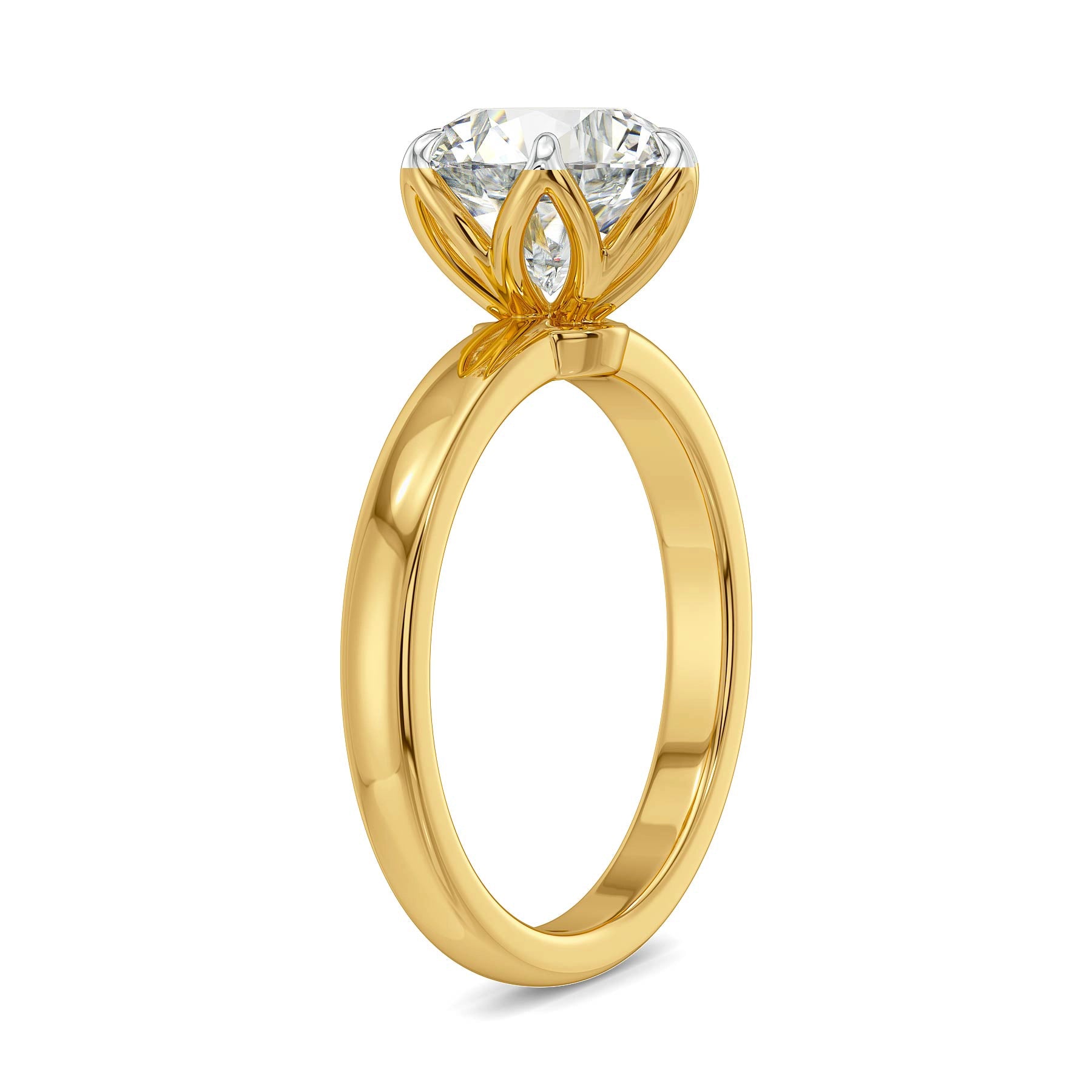 Luna Solitaire Lab Grown Diamond Ring