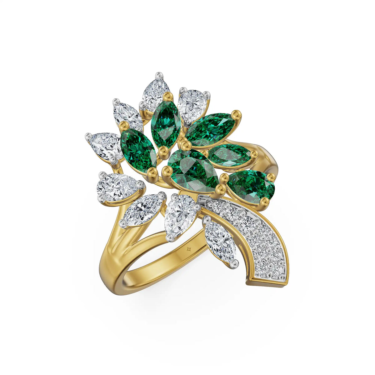 Royal Petal Lab Grown Diamond Cocktail Ring
