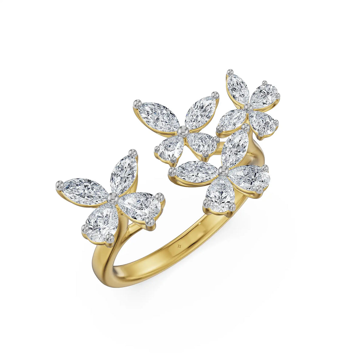 Petal Drift Lab Grown Diamond Cocktail Ring
