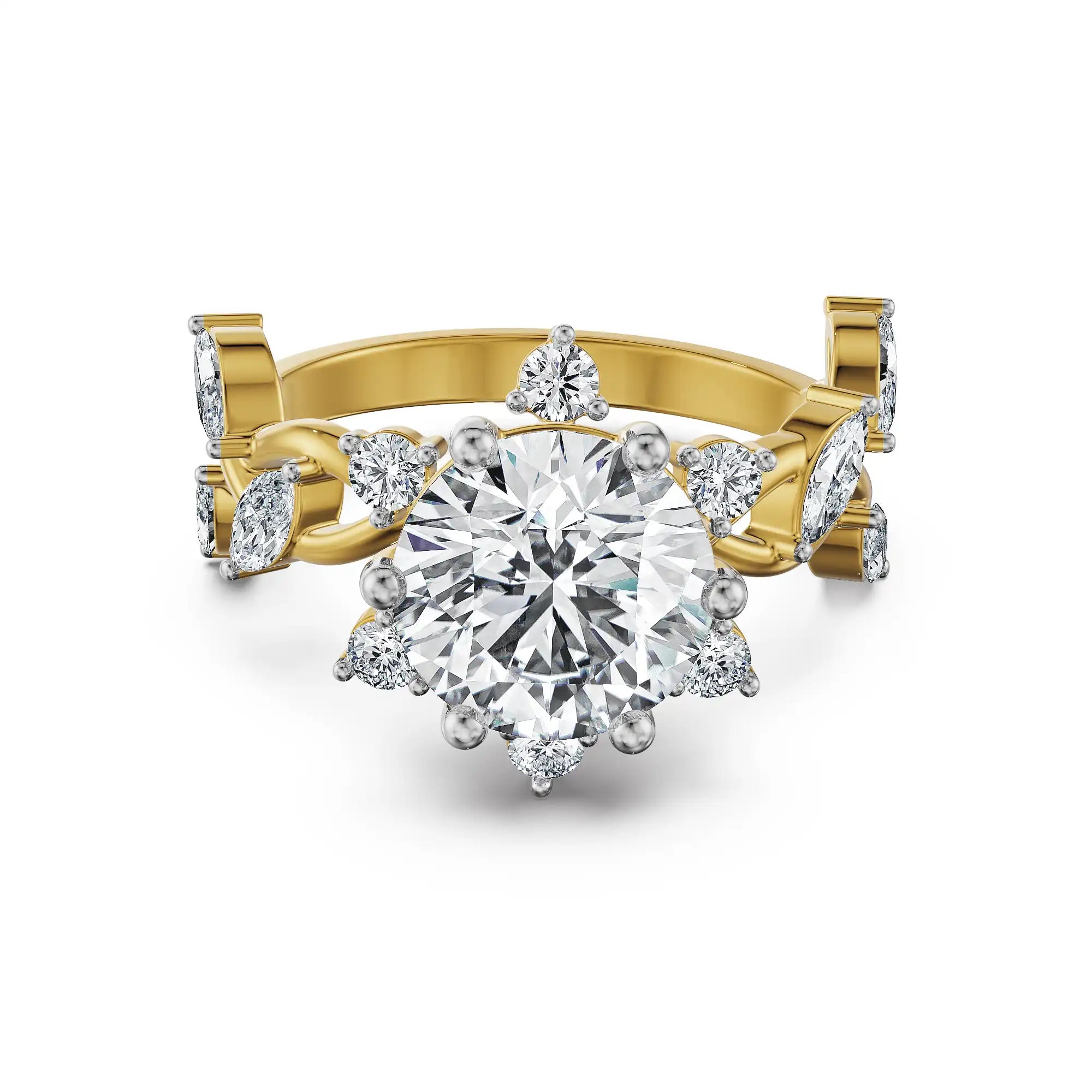 Halo Verve Lab Grown Diamond Ring