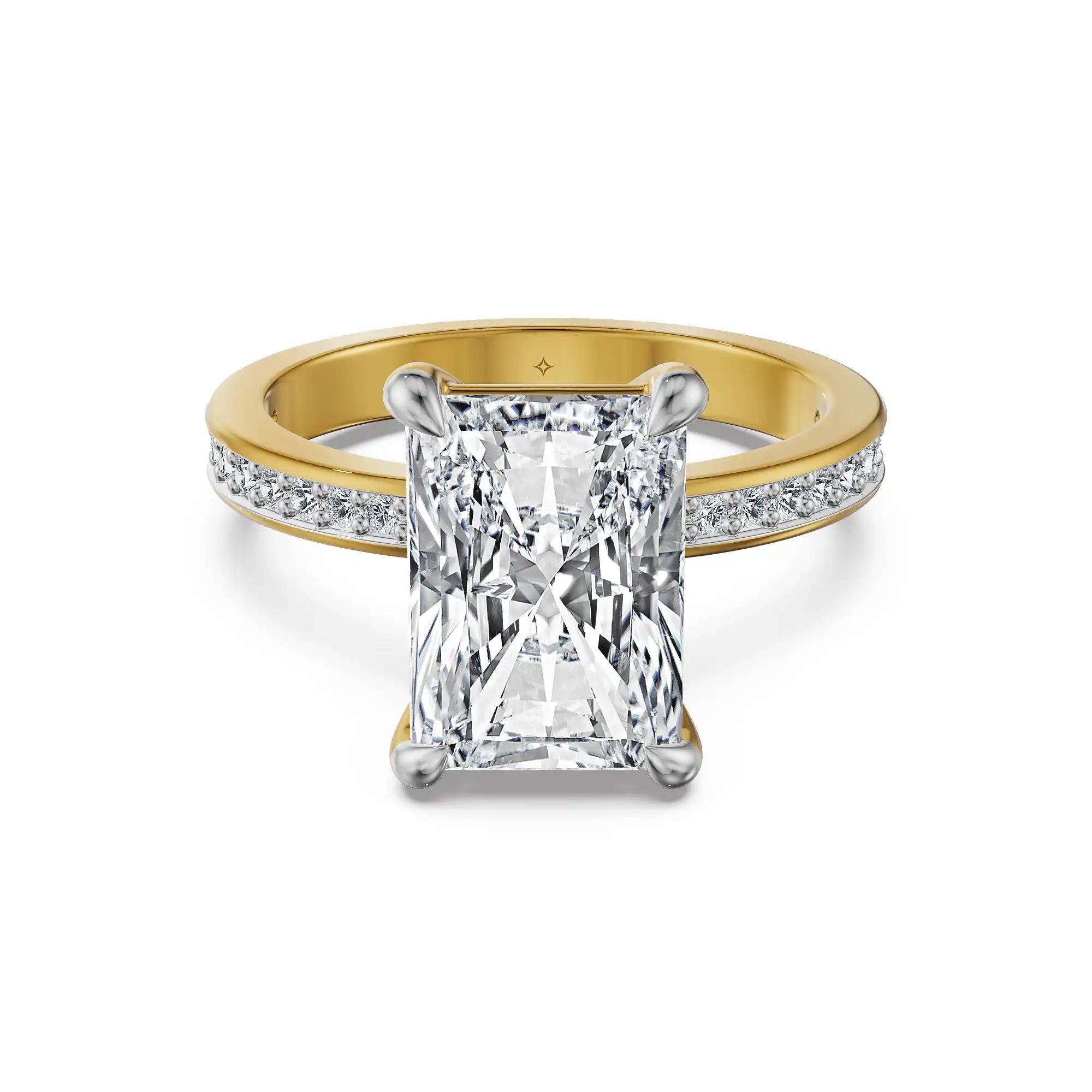 Radiant Allure Lab Grown Diamond Ring