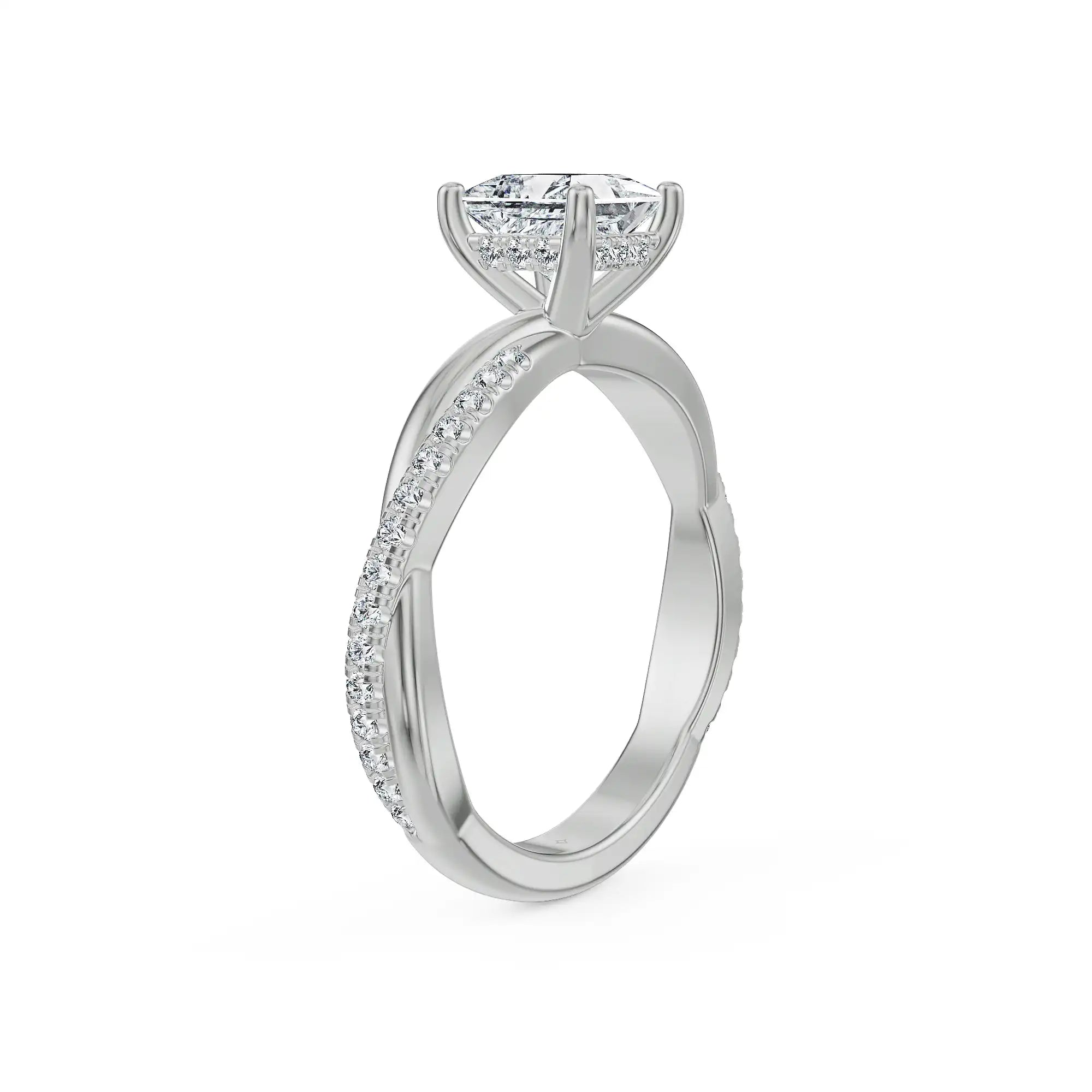 Princess Radiance Lab Grown Diamond Ring