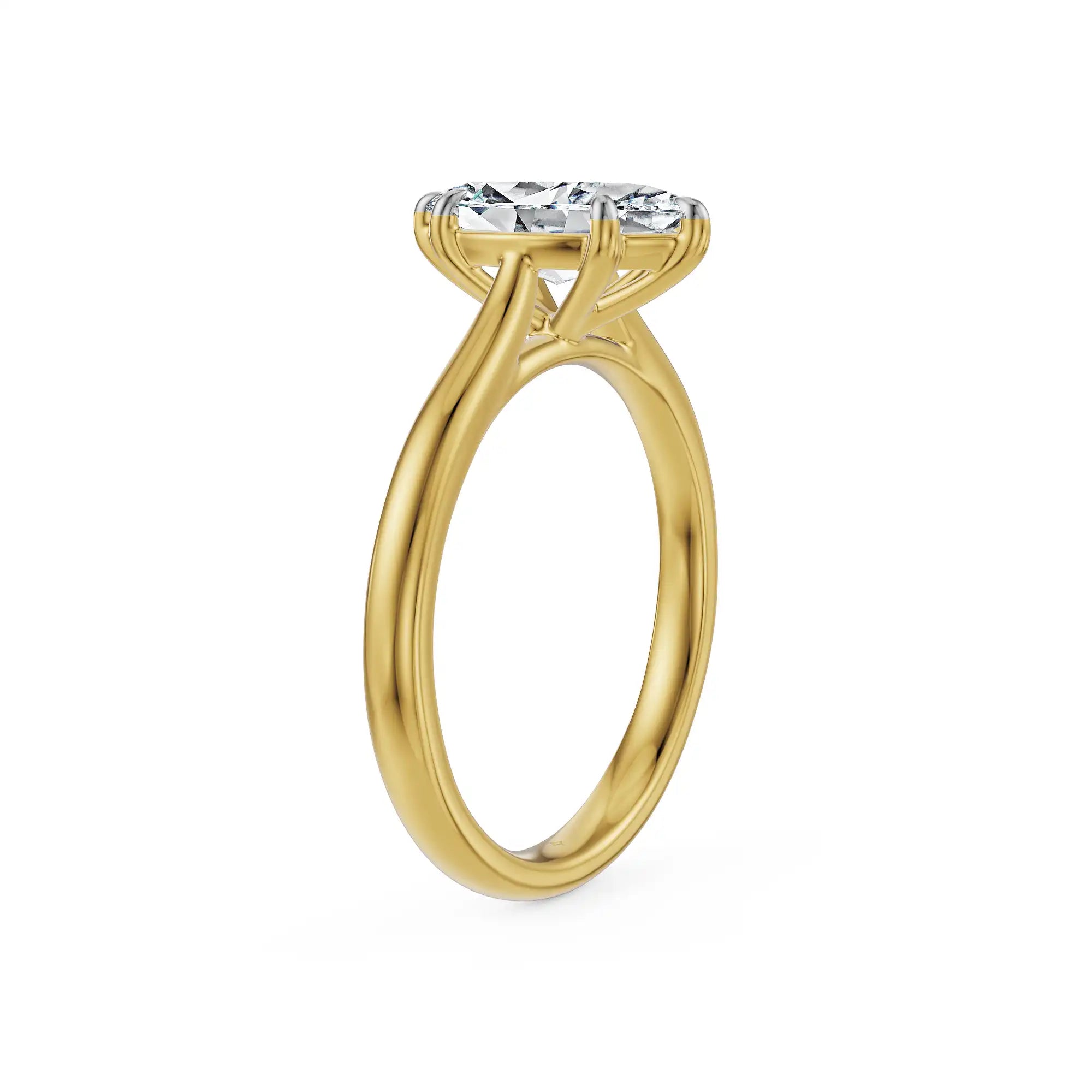 Marquise Azure Lab Grown Diamond Ring
