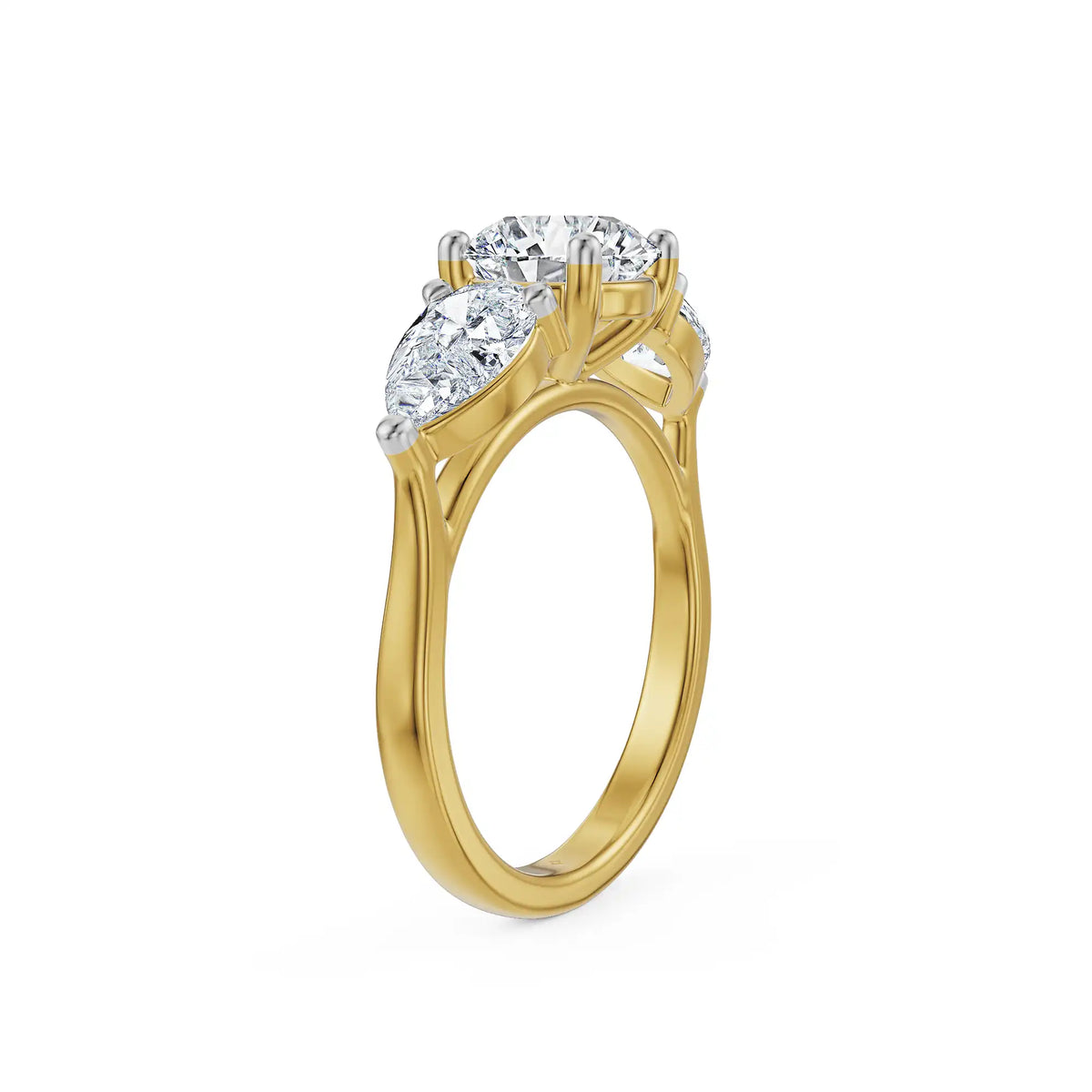 Evera Trinity Lab Grown Diamond Ring