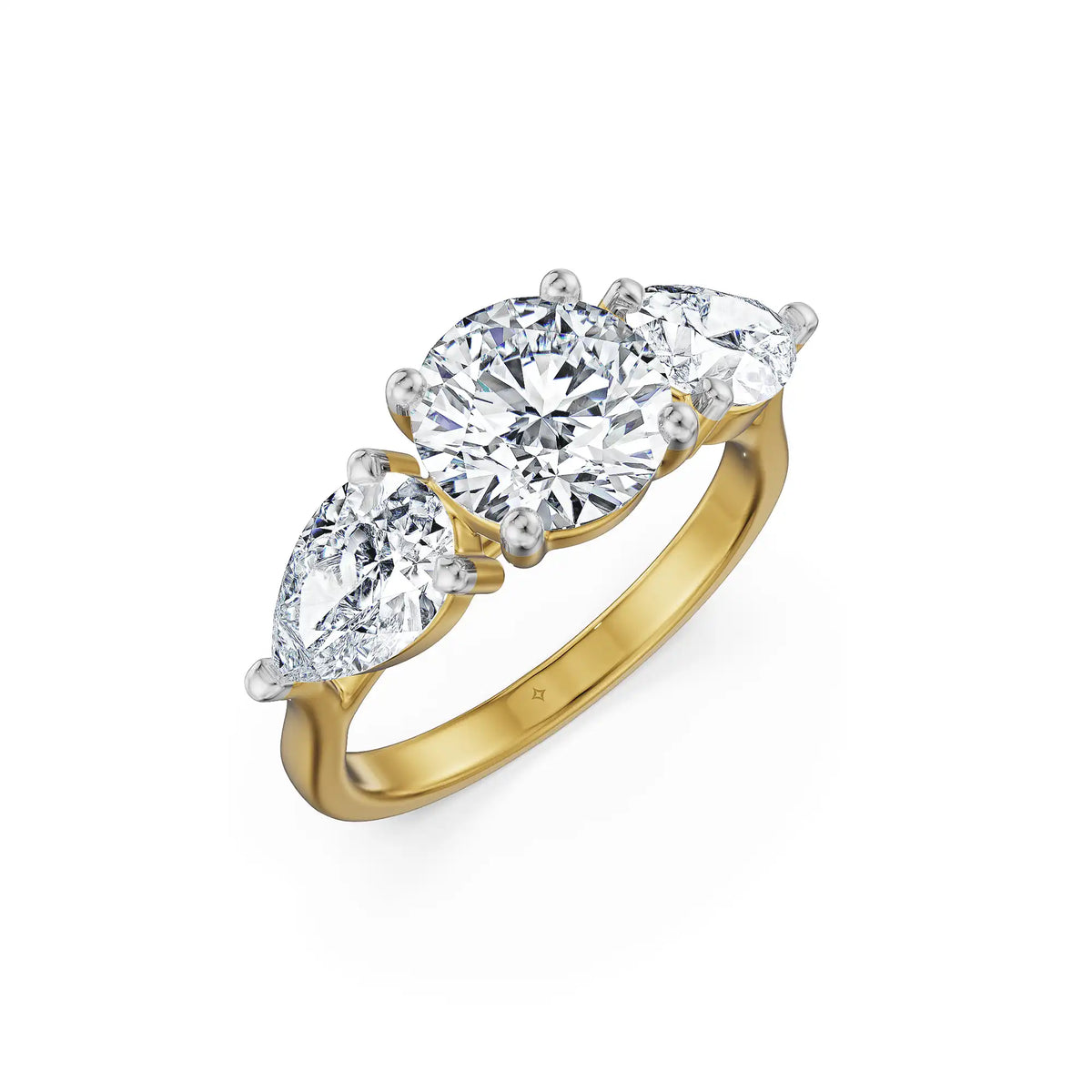 Evera Trinity Lab Grown Diamond Ring