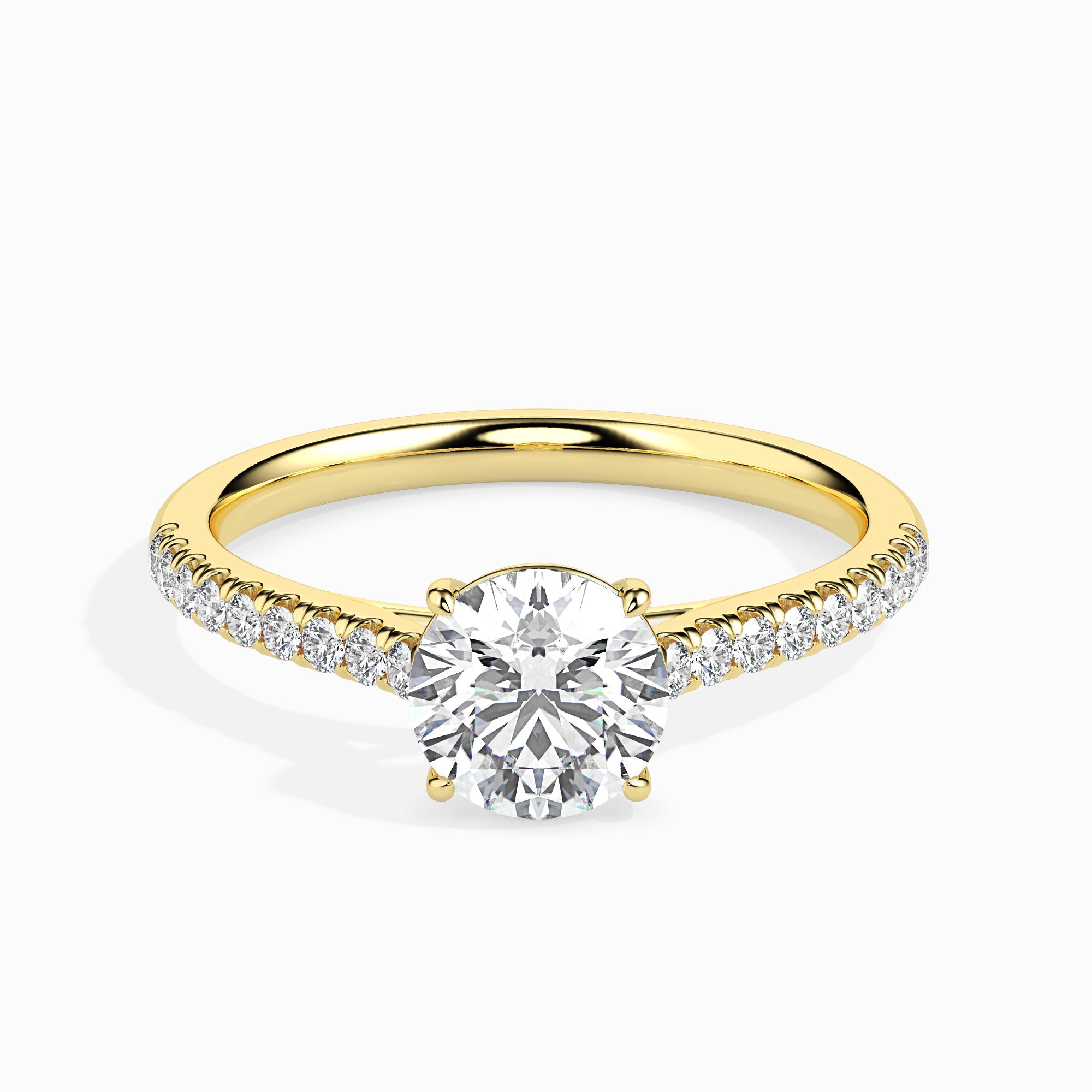 Sparkling Solitaire Diamond Ring_in-stock