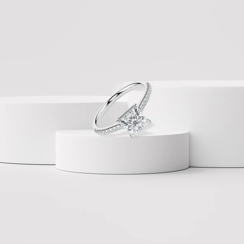 Princes Cut Solitaire Ring_in_stock