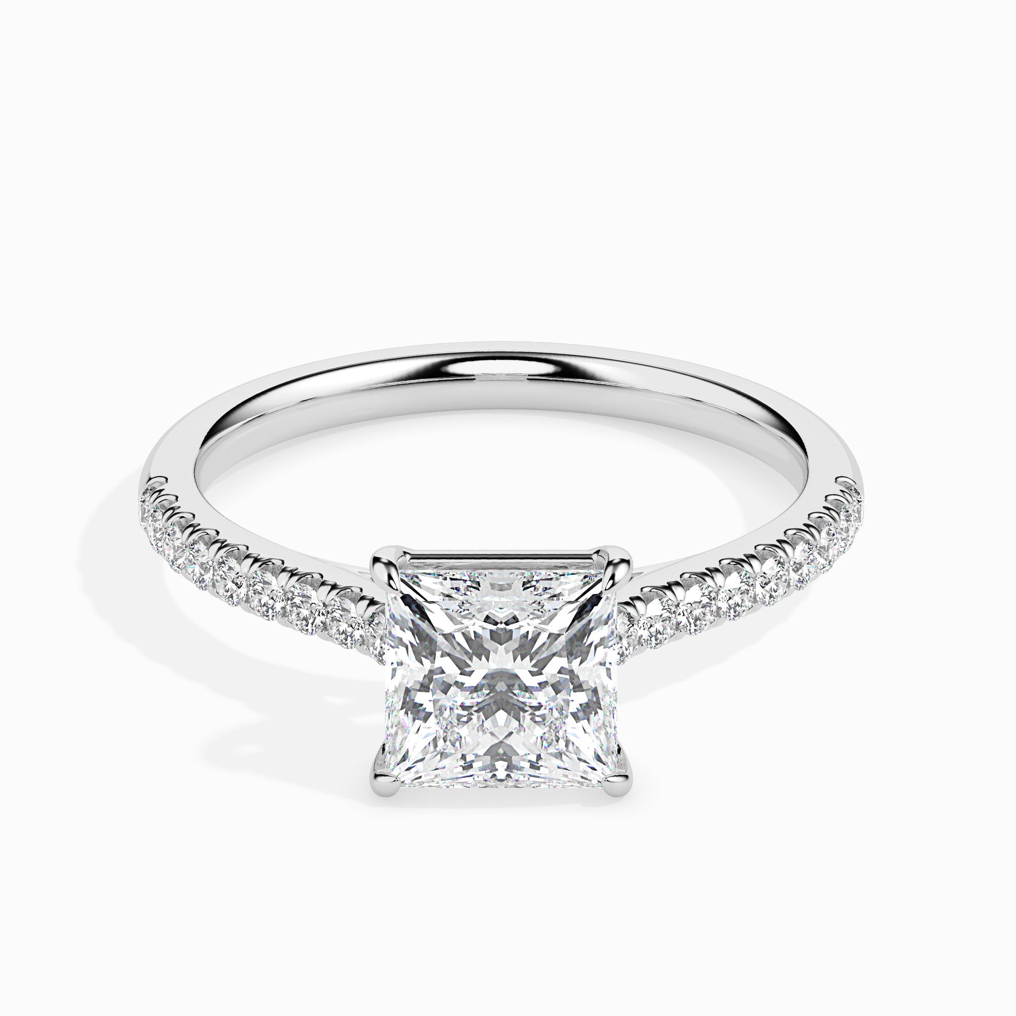 Princess Cut Solitaire Ring_in-stock