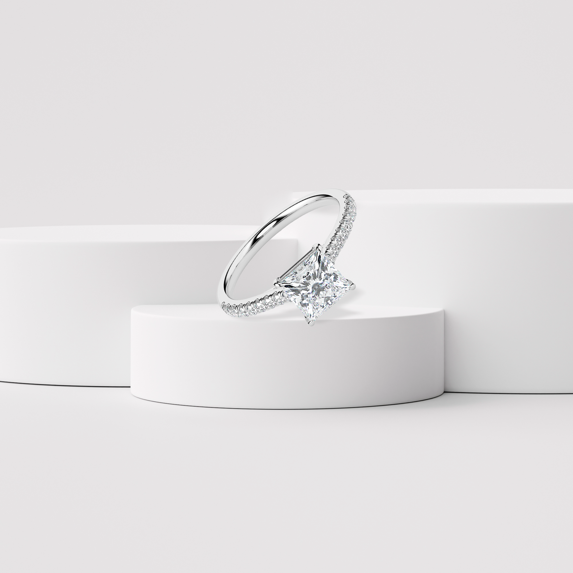 Princess Cut Solitaire Ring_in-stock