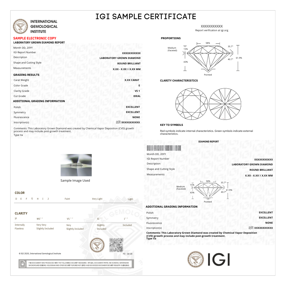 Brilliance Infinity Lab Grown Diamond Ring 9KT