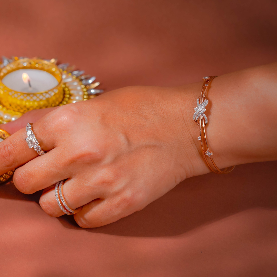 Zelda Infinity Lab Grown Diamond Bracelet