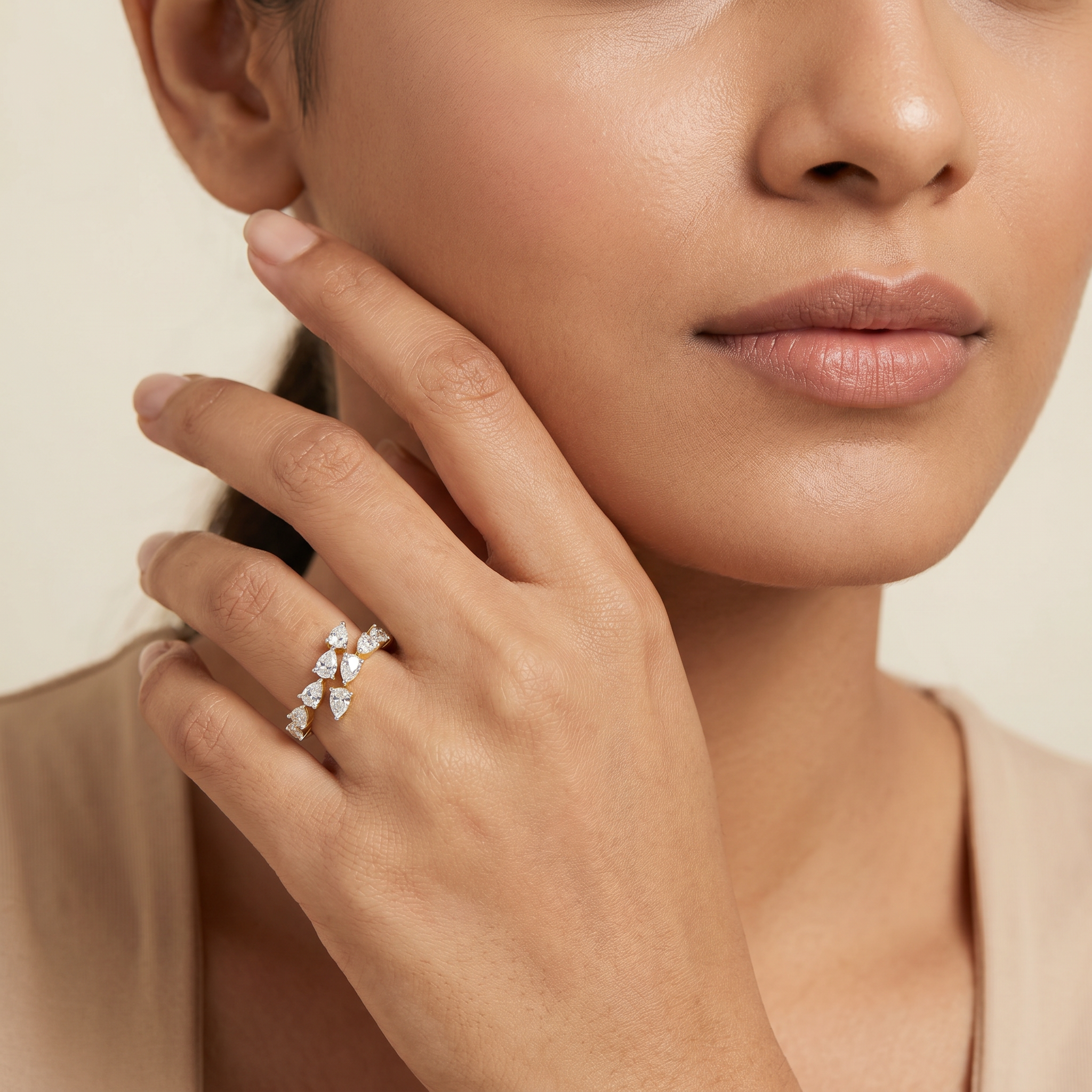 Pearluxe Lab Grown Diamond Ring