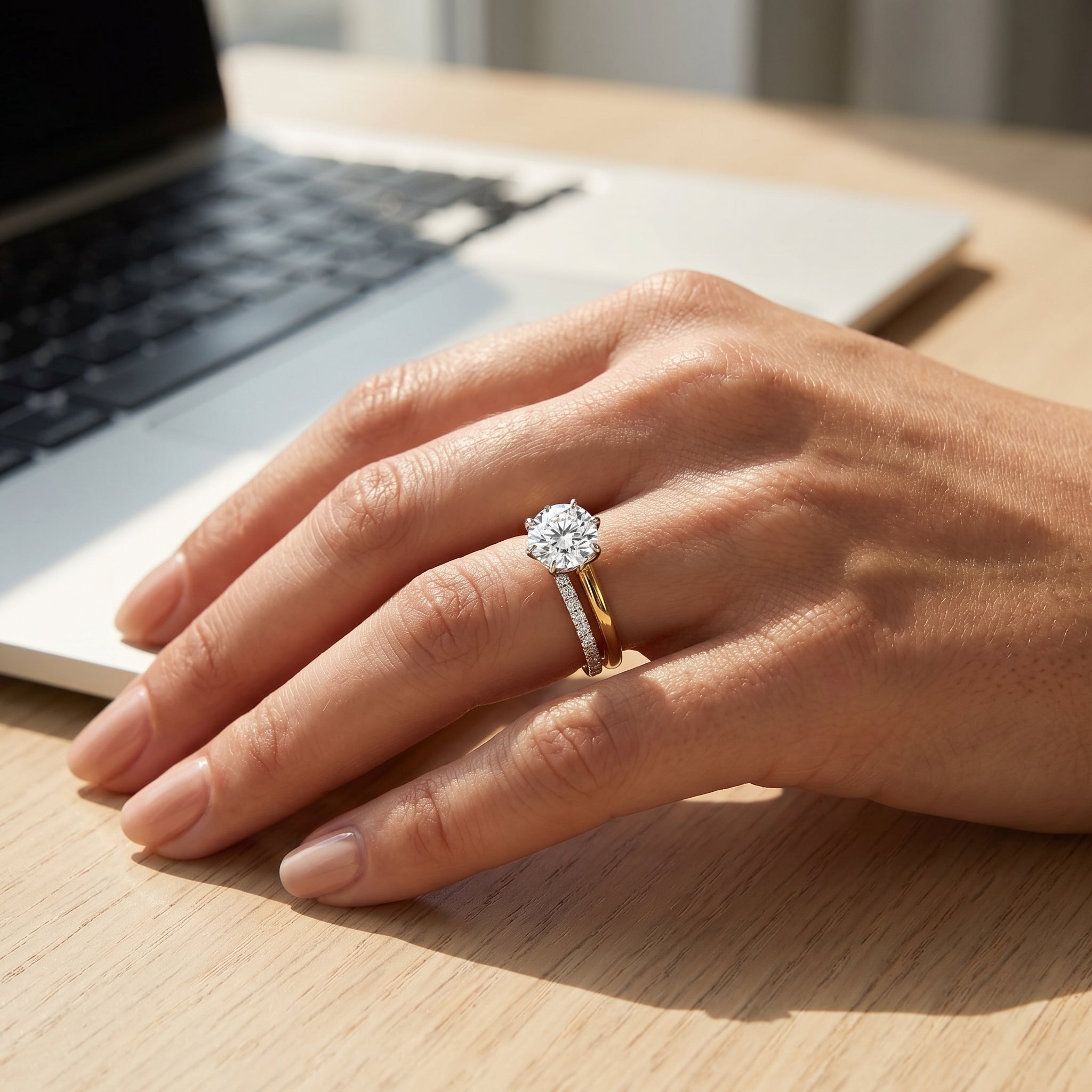1.5 CT Genelia Bridal Set Ring