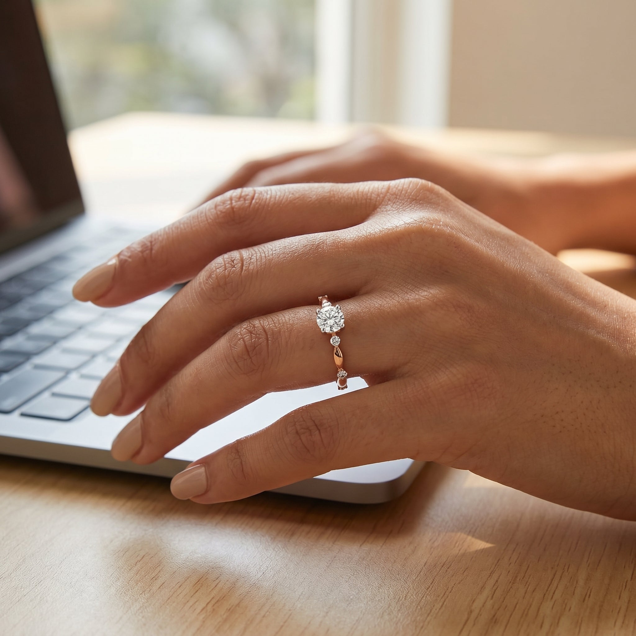 Clara Dainty Diamond Ring