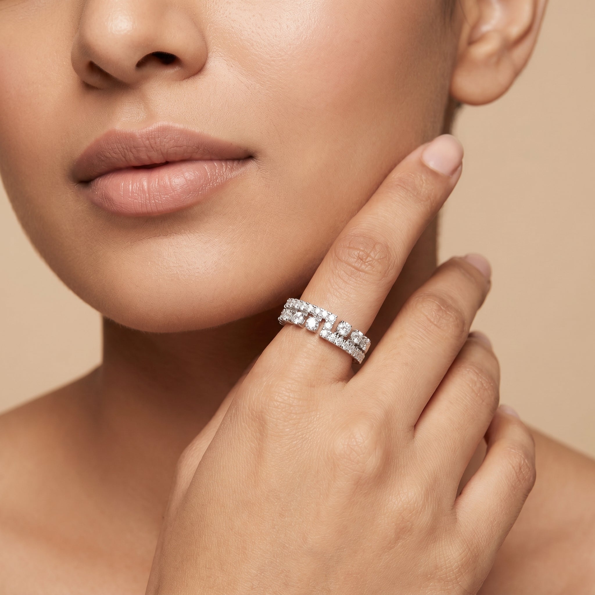 Vinatge Lab Grown Diamond Band